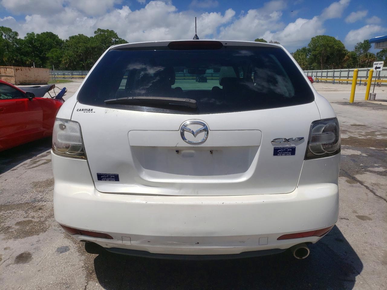 2011 Mazda Cx-7 White vin: JM3ER2B50B0378328