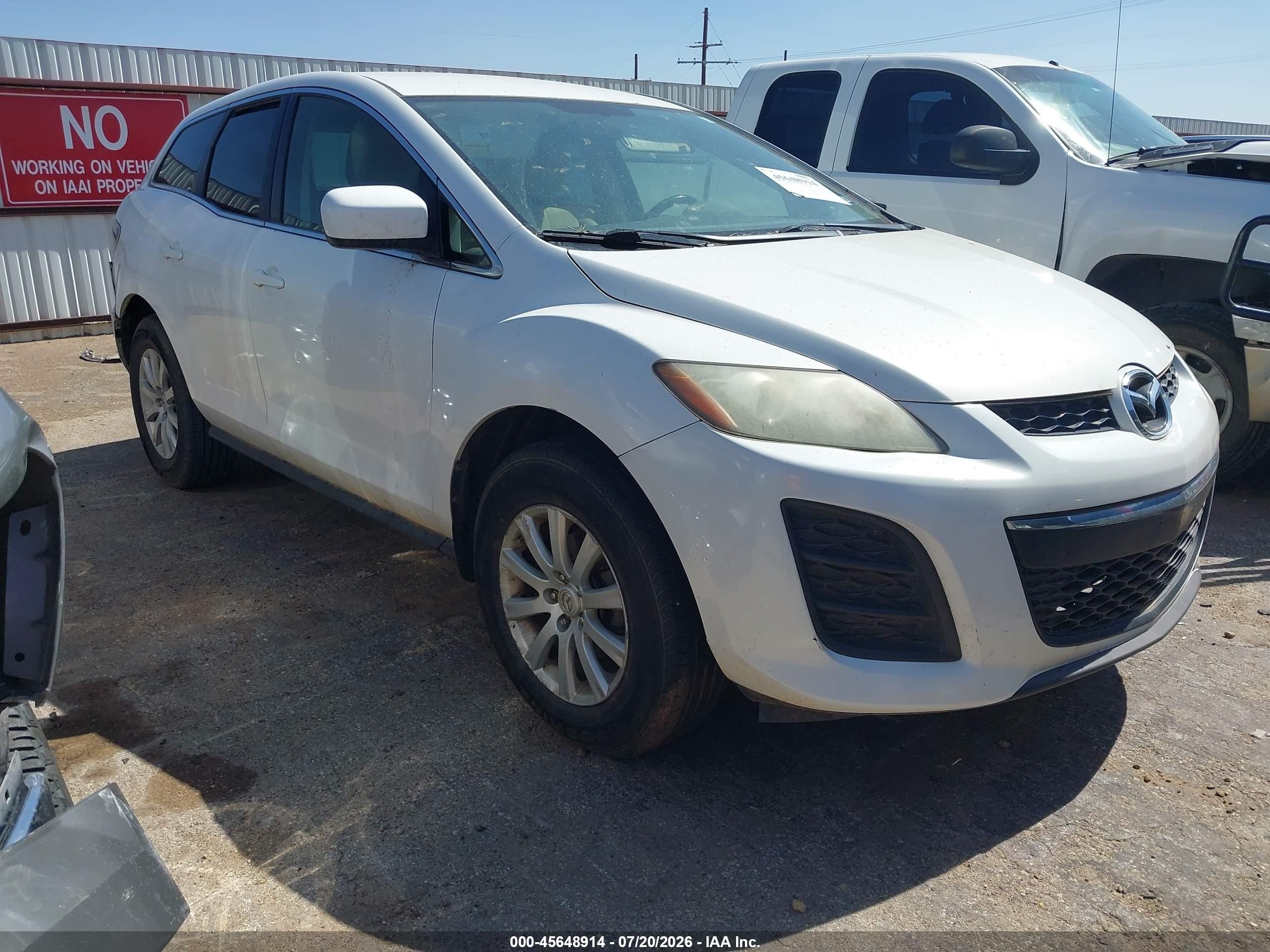 2011 Mazda Cx-7 I Sport Белый vin: JM3ER2B50B0389104