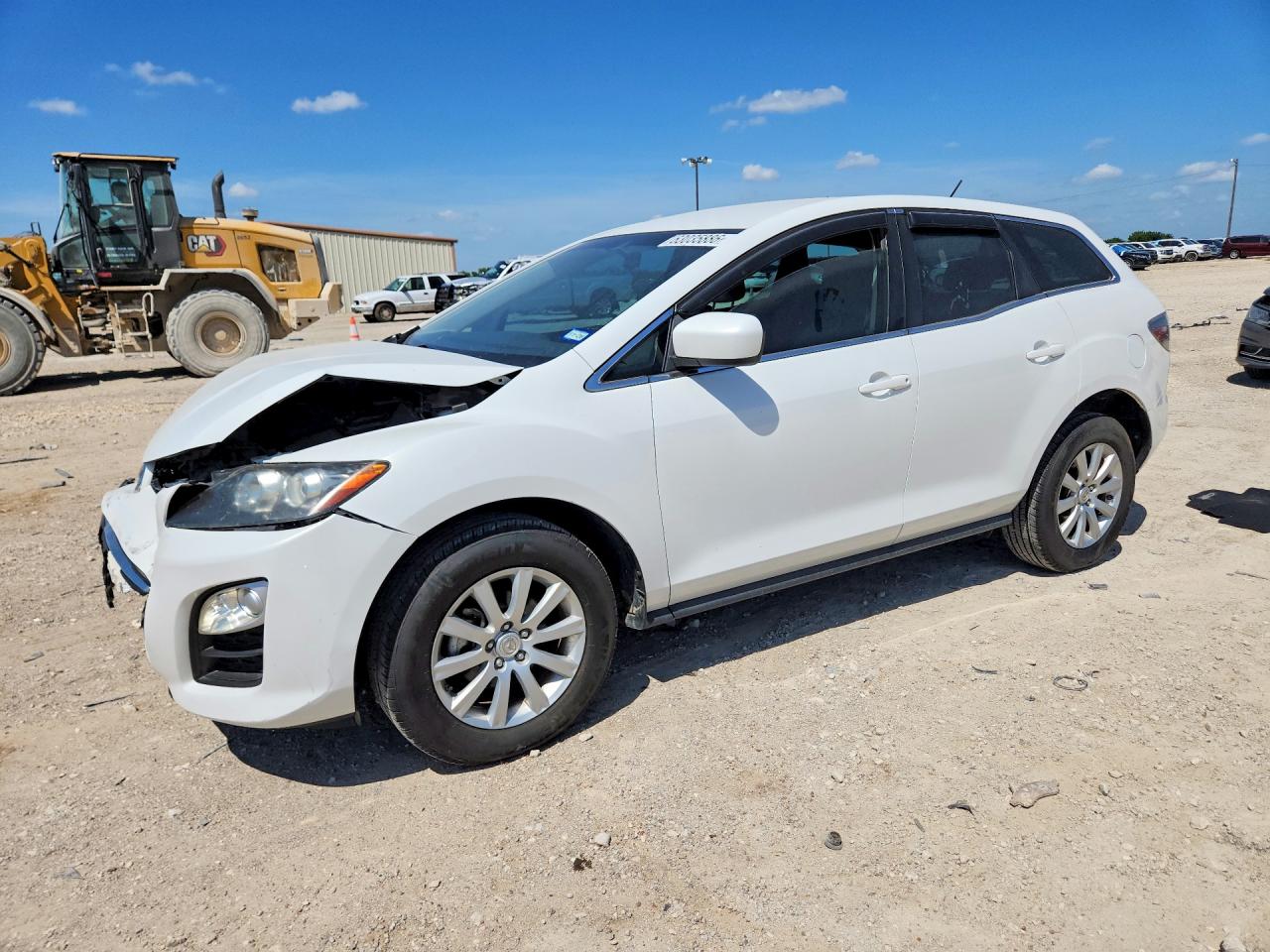 2011 Mazda Cx-7 White vin: JM3ER2B50B0405575