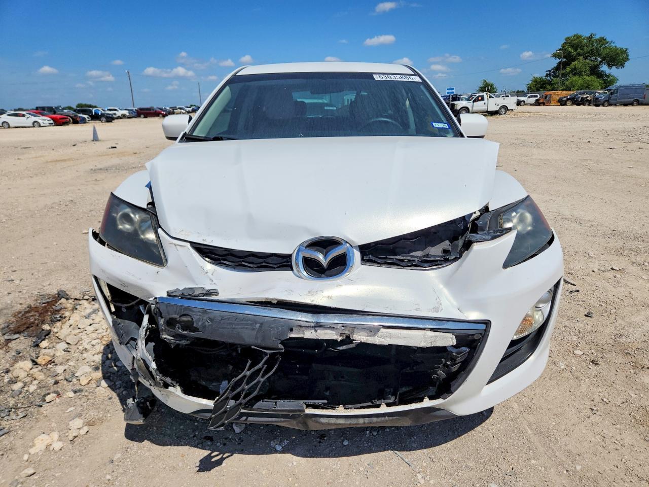 2011 Mazda Cx-7 White vin: JM3ER2B50B0405575