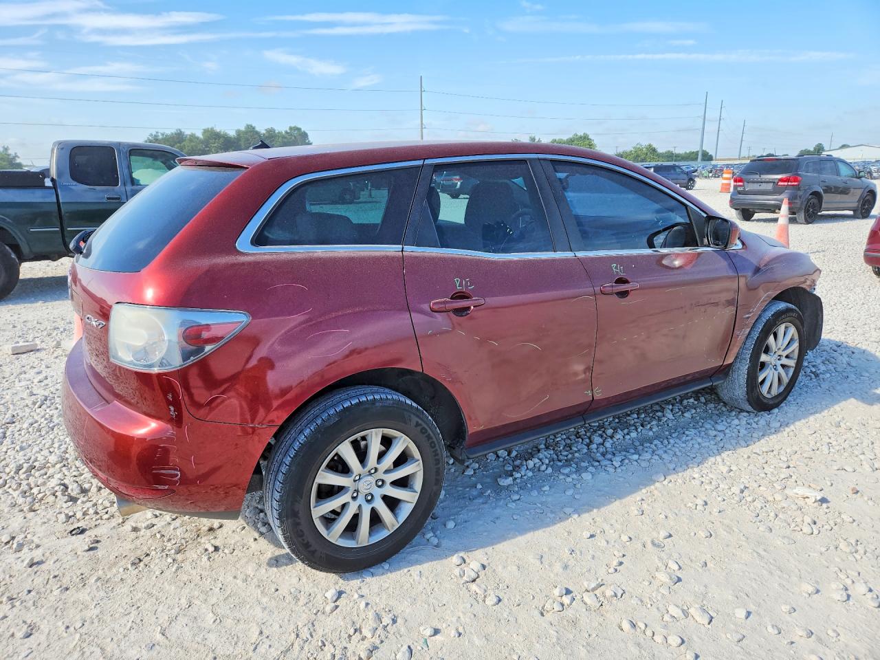 2012 Mazda Cx-7 Red vin: JM3ER2B50C0415704