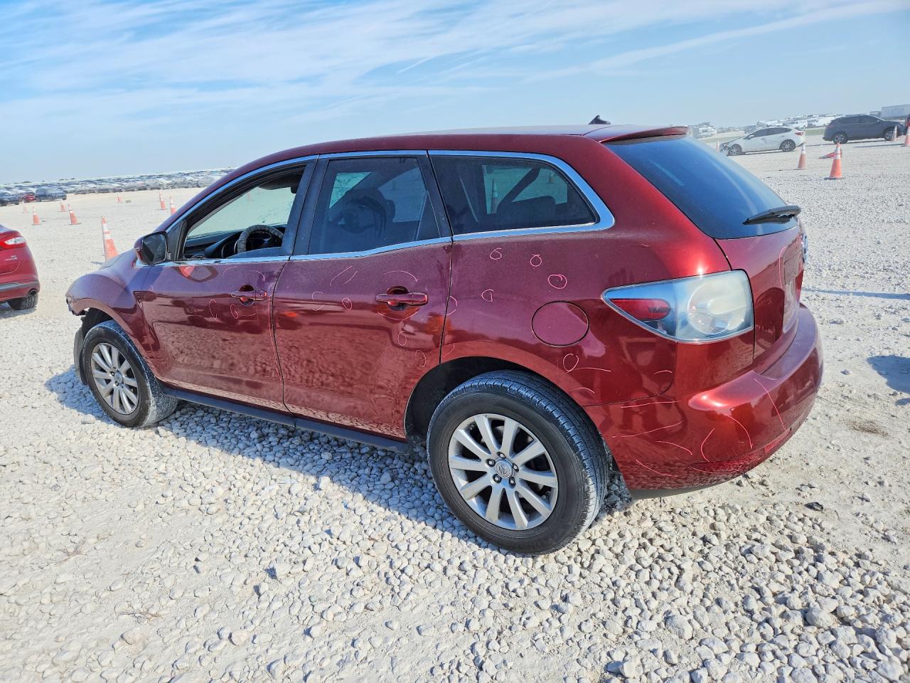2012 Mazda Cx-7 Red vin: JM3ER2B50C0415704