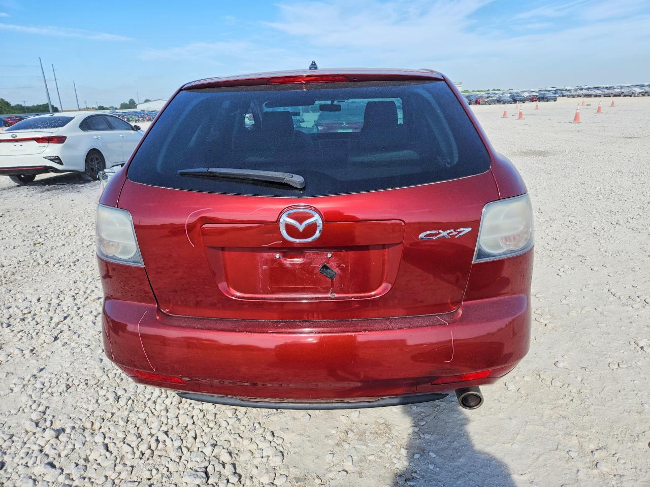 2012 Mazda Cx-7 Red vin: JM3ER2B50C0415704