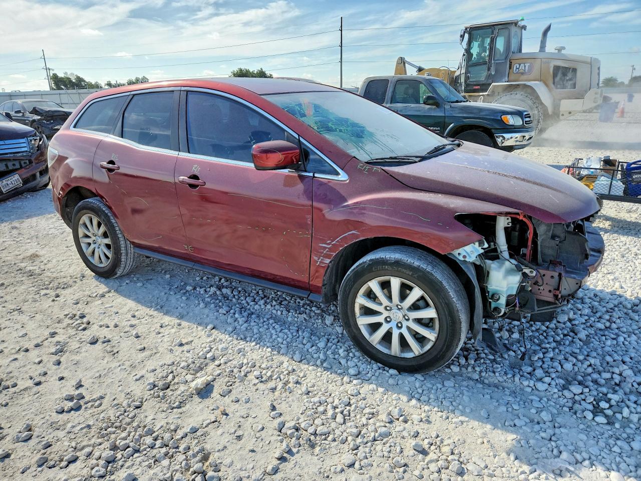 2012 Mazda Cx-7 Red vin: JM3ER2B50C0415704