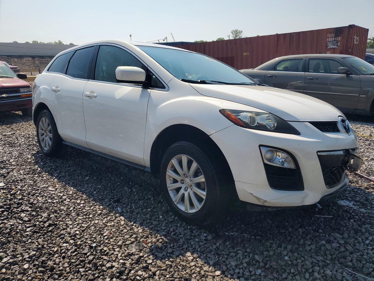 2012 Mazda Cx-7 White vin: JM3ER2B50C0419087
