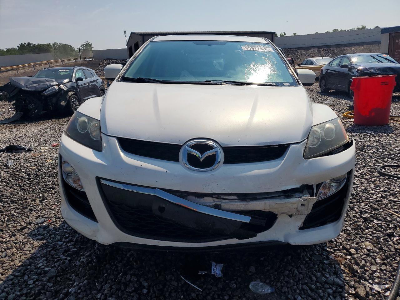 2012 Mazda Cx-7 White vin: JM3ER2B50C0419087