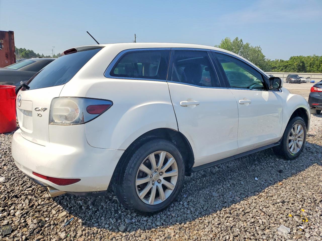 2012 Mazda Cx-7 White vin: JM3ER2B50C0419087