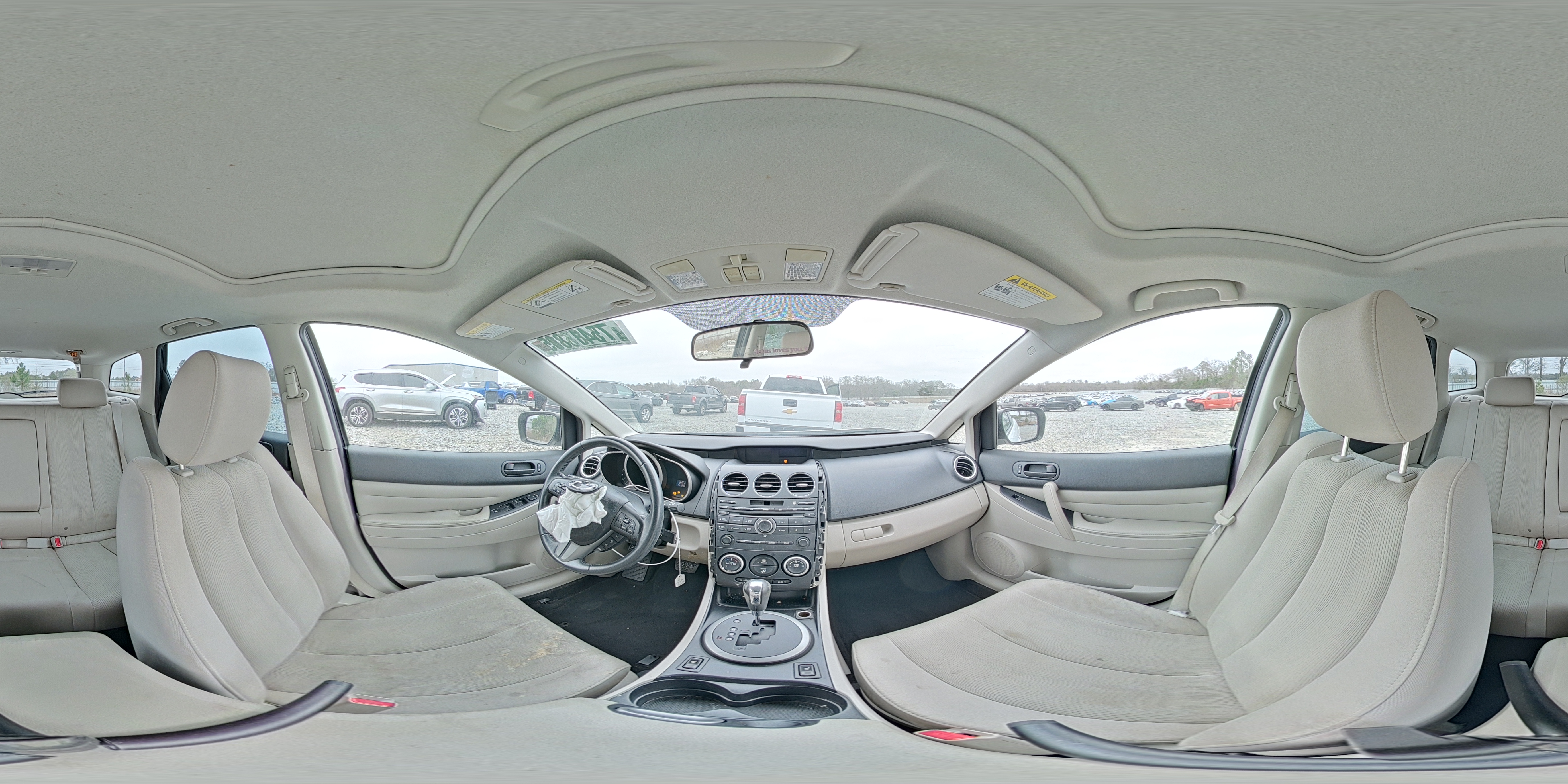2011 Mazda Cx-7 Белый vin: JM3ER2B51B0376619