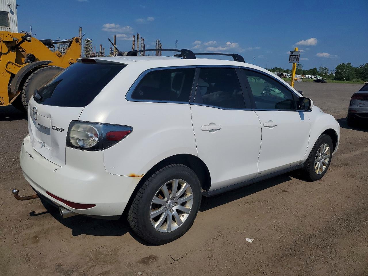 2011 Mazda Cx-7 White vin: JM3ER2B51B0407481