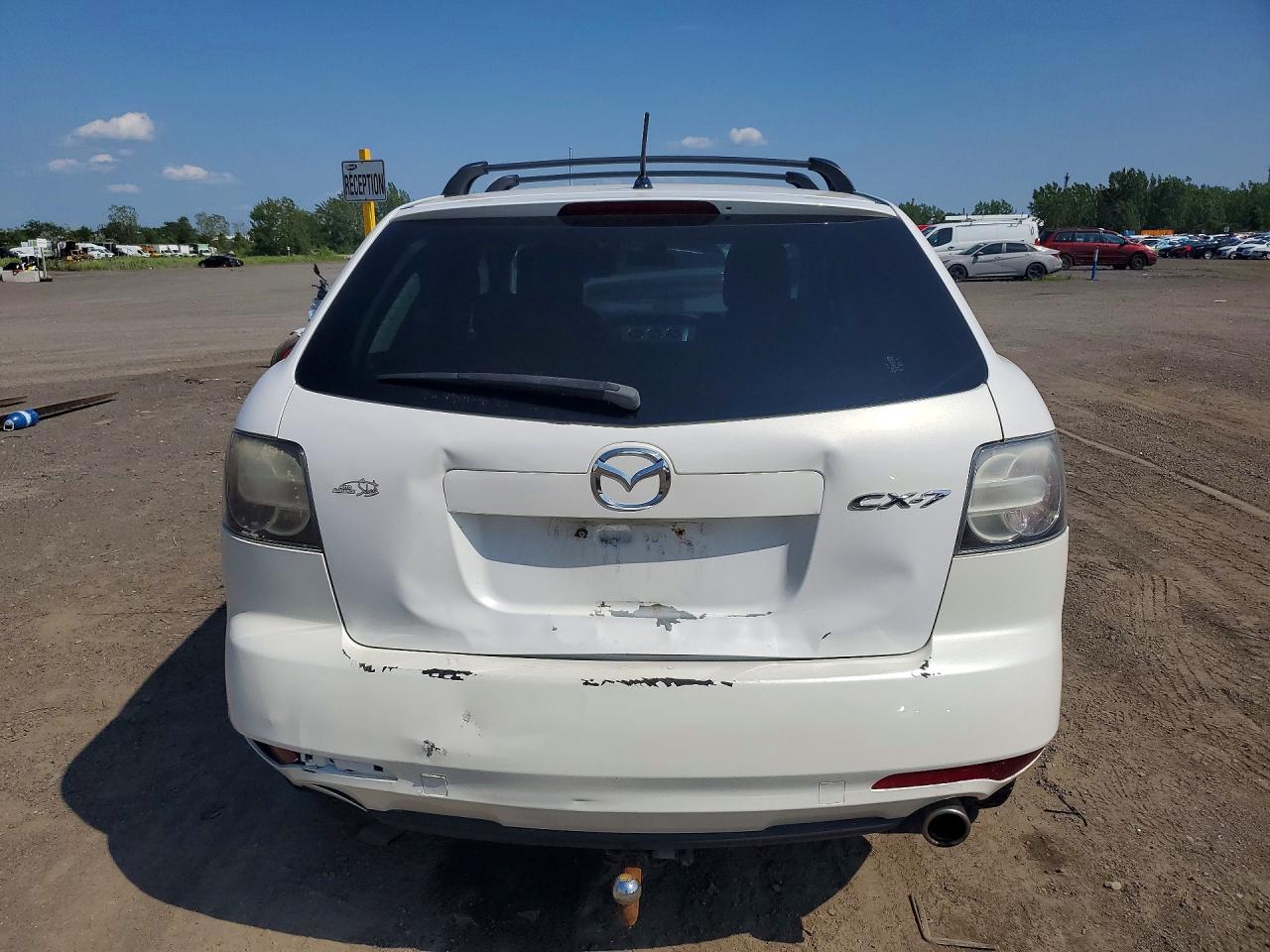 2011 Mazda Cx-7 White vin: JM3ER2B51B0407481