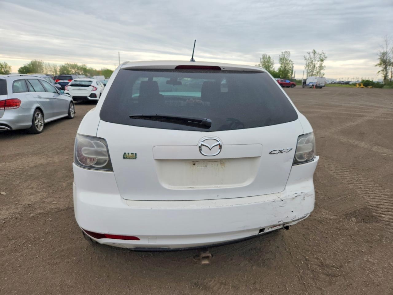 2011 Mazda Cx-7 White vin: JM3ER2B51B0408274