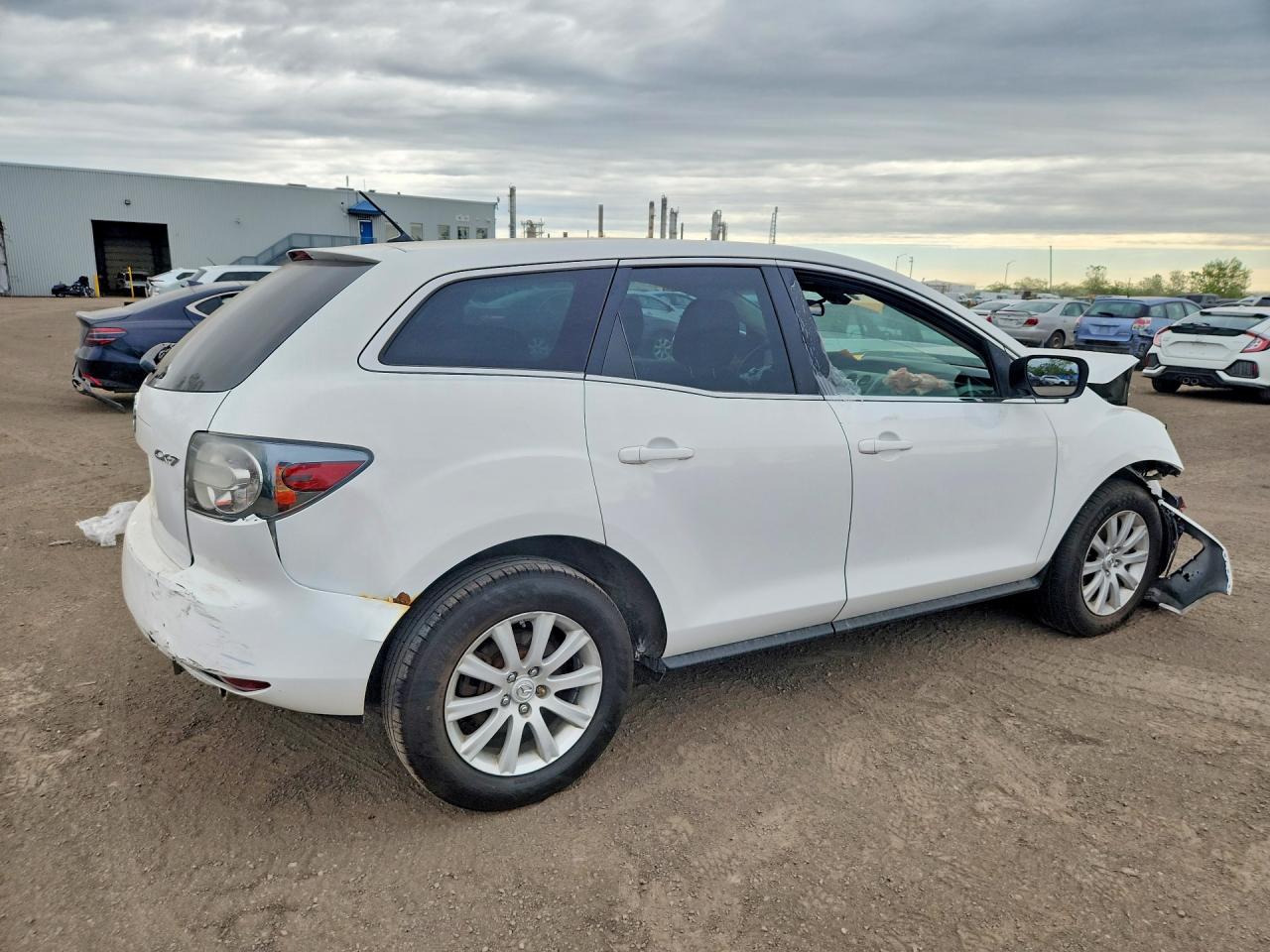 2011 Mazda Cx-7 White vin: JM3ER2B51B0408274