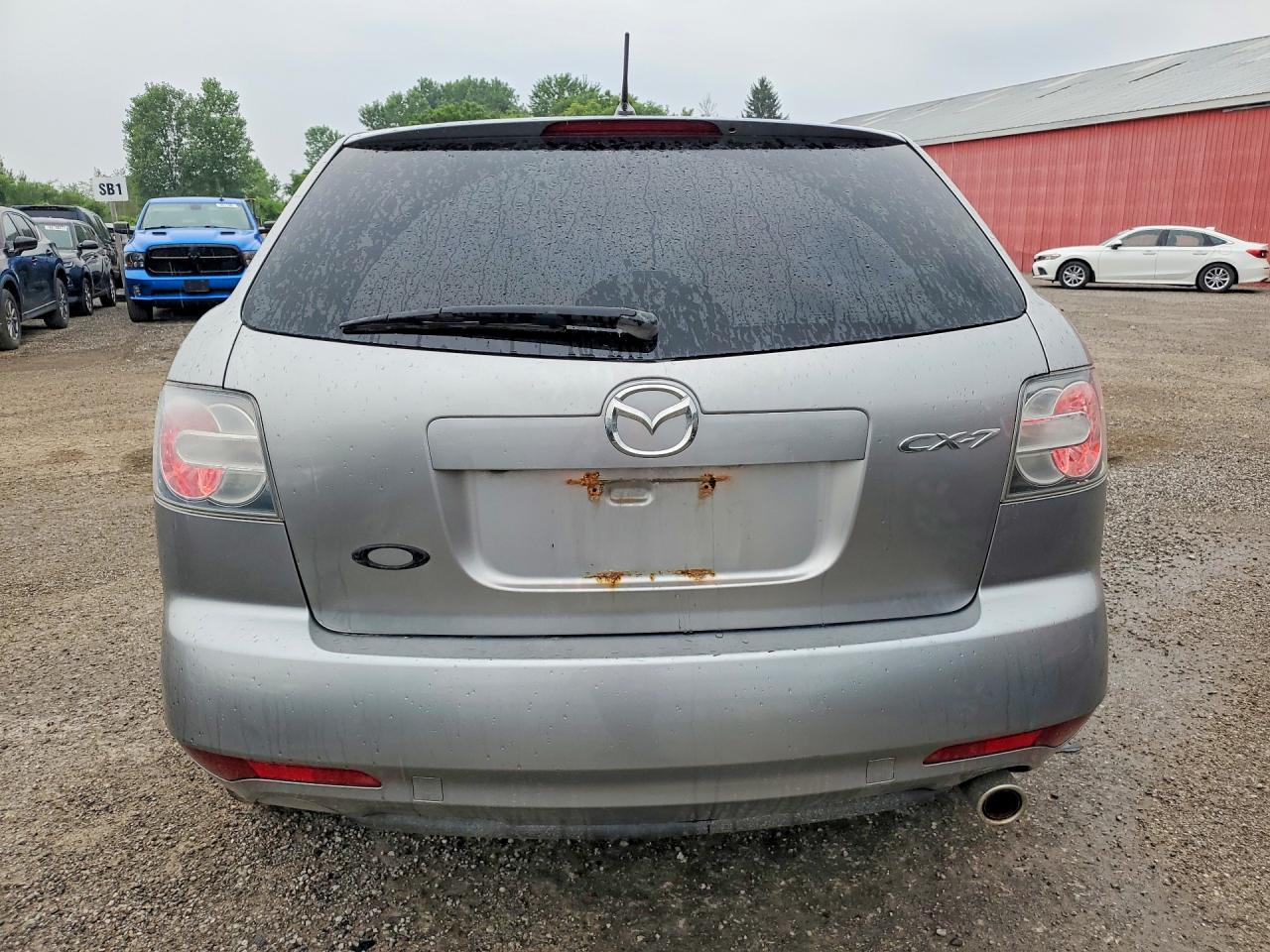 2011 Mazda Cx-7 Silver vin: JM3ER2B52B0355939