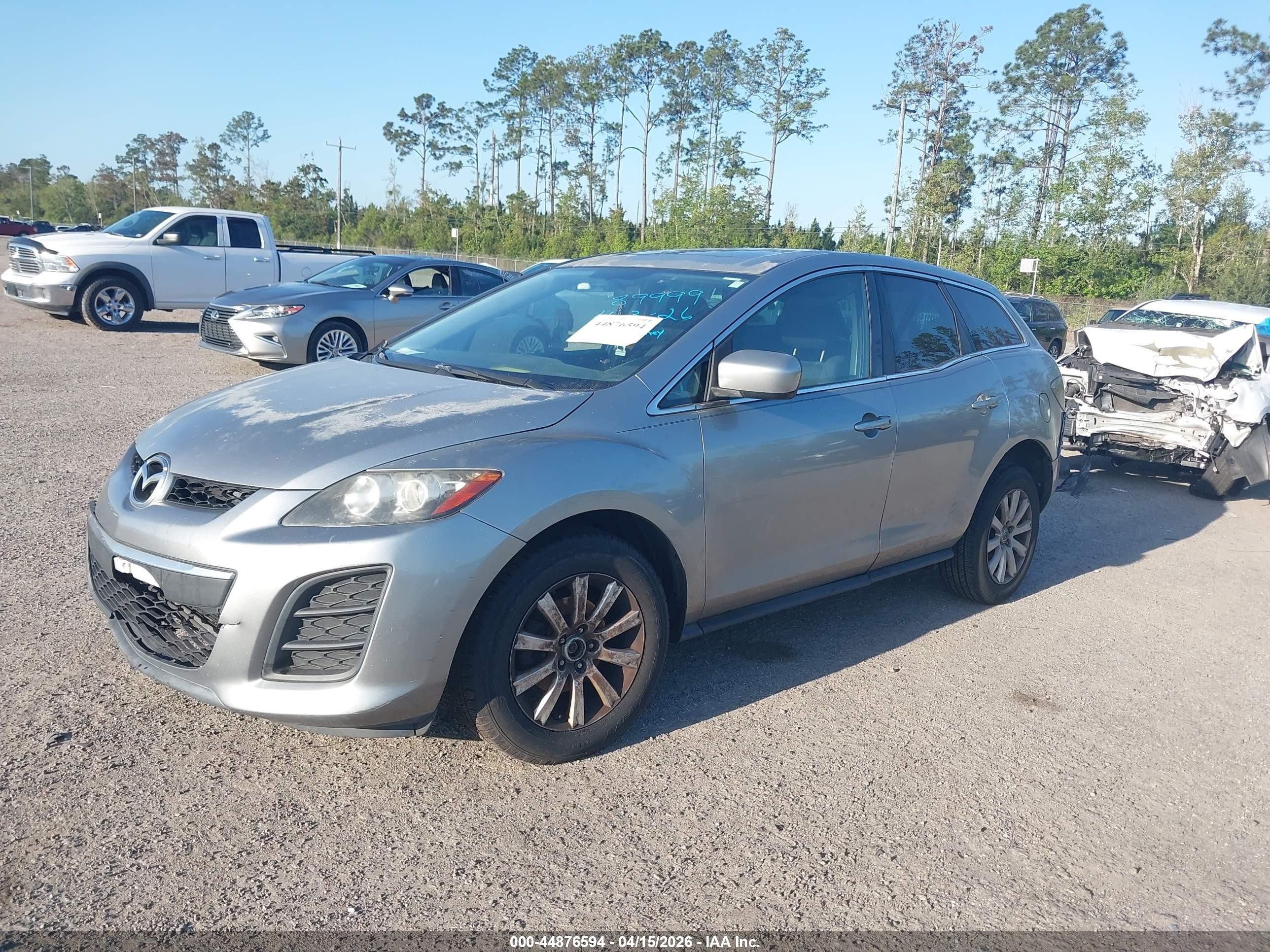 2011 Mazda Cx-7   Gray vin: JM3ER2B52B0372577