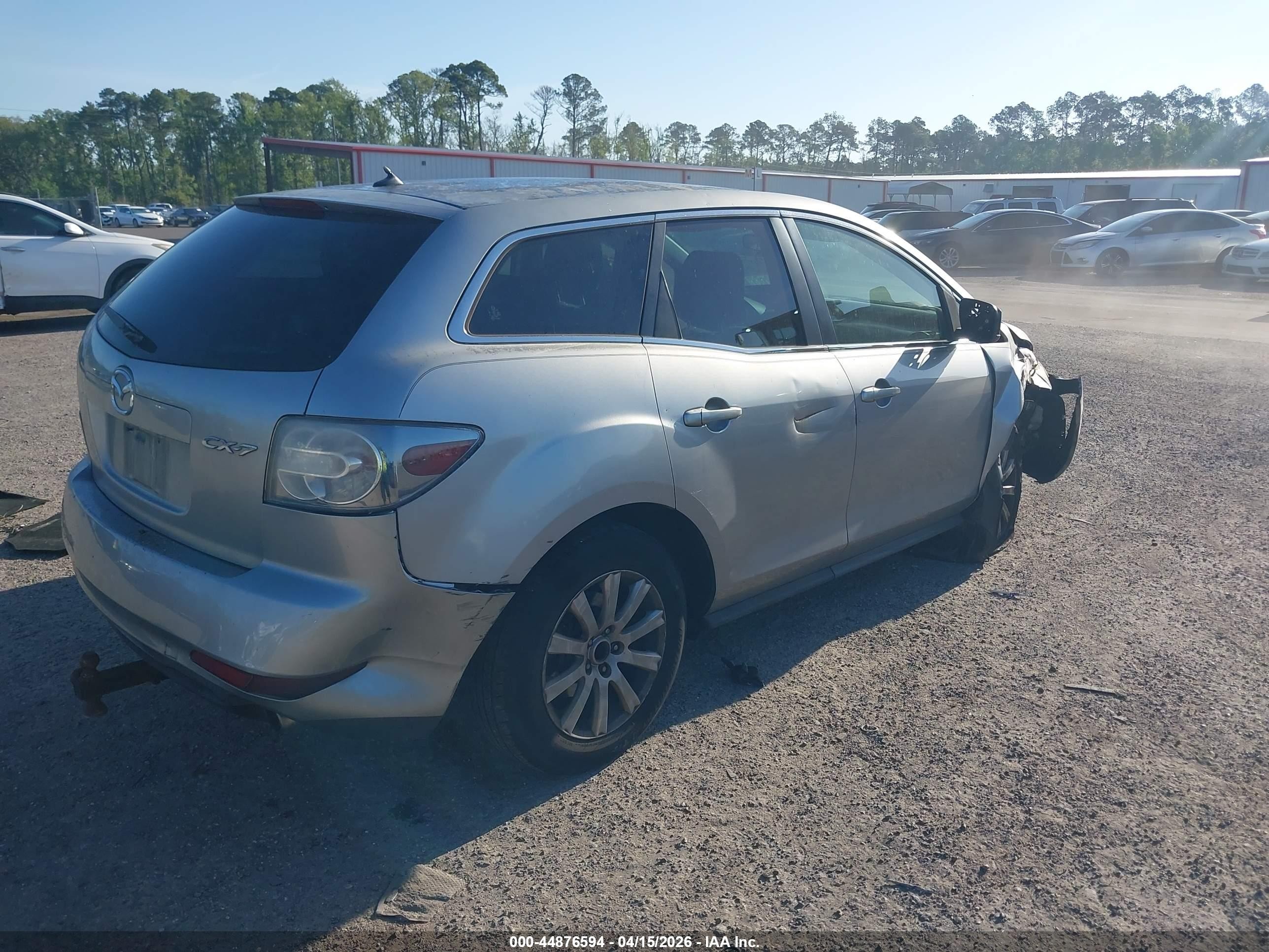 2011 Mazda Cx-7   Gray vin: JM3ER2B52B0372577