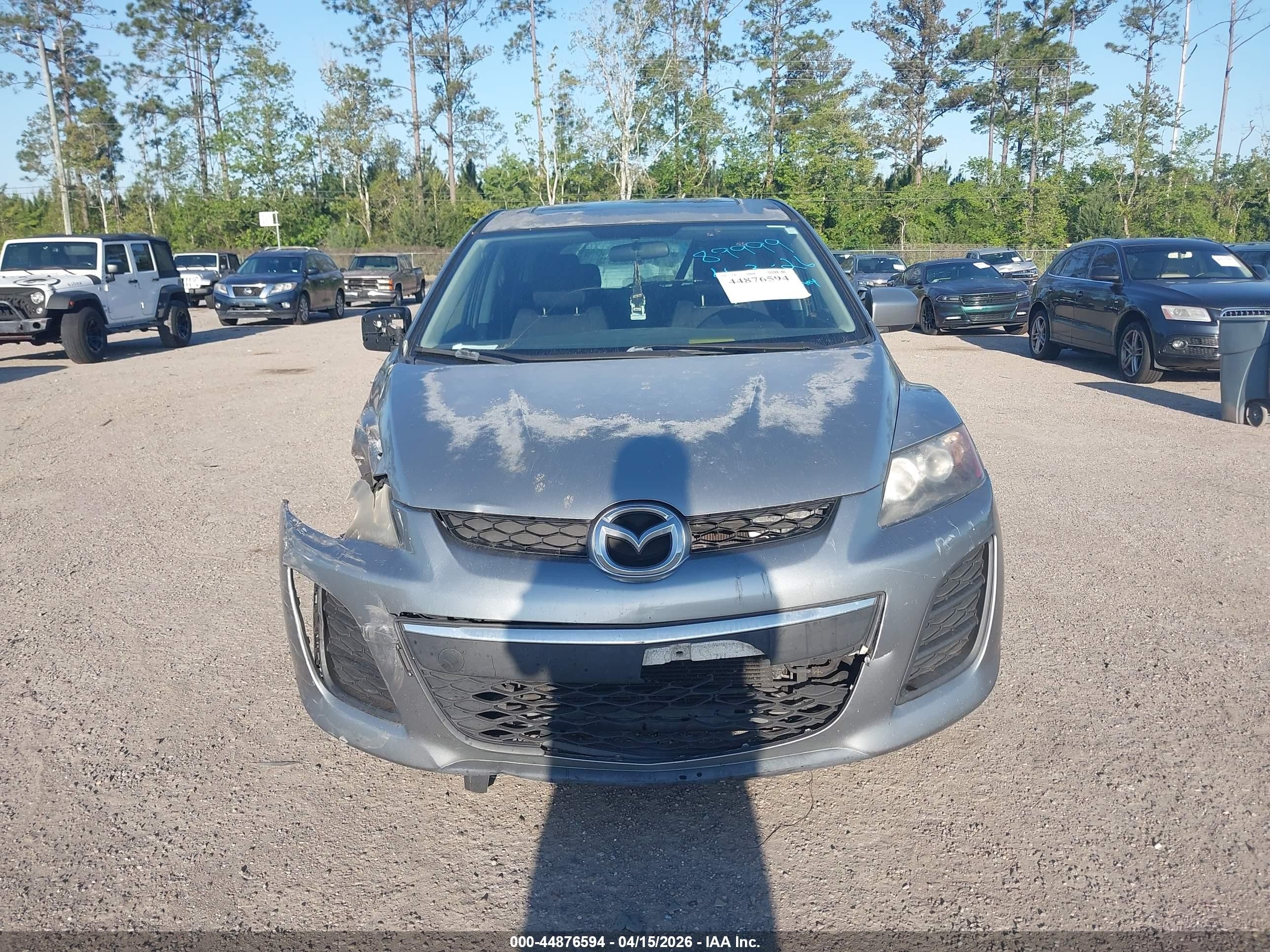 2011 Mazda Cx-7   Gray vin: JM3ER2B52B0372577
