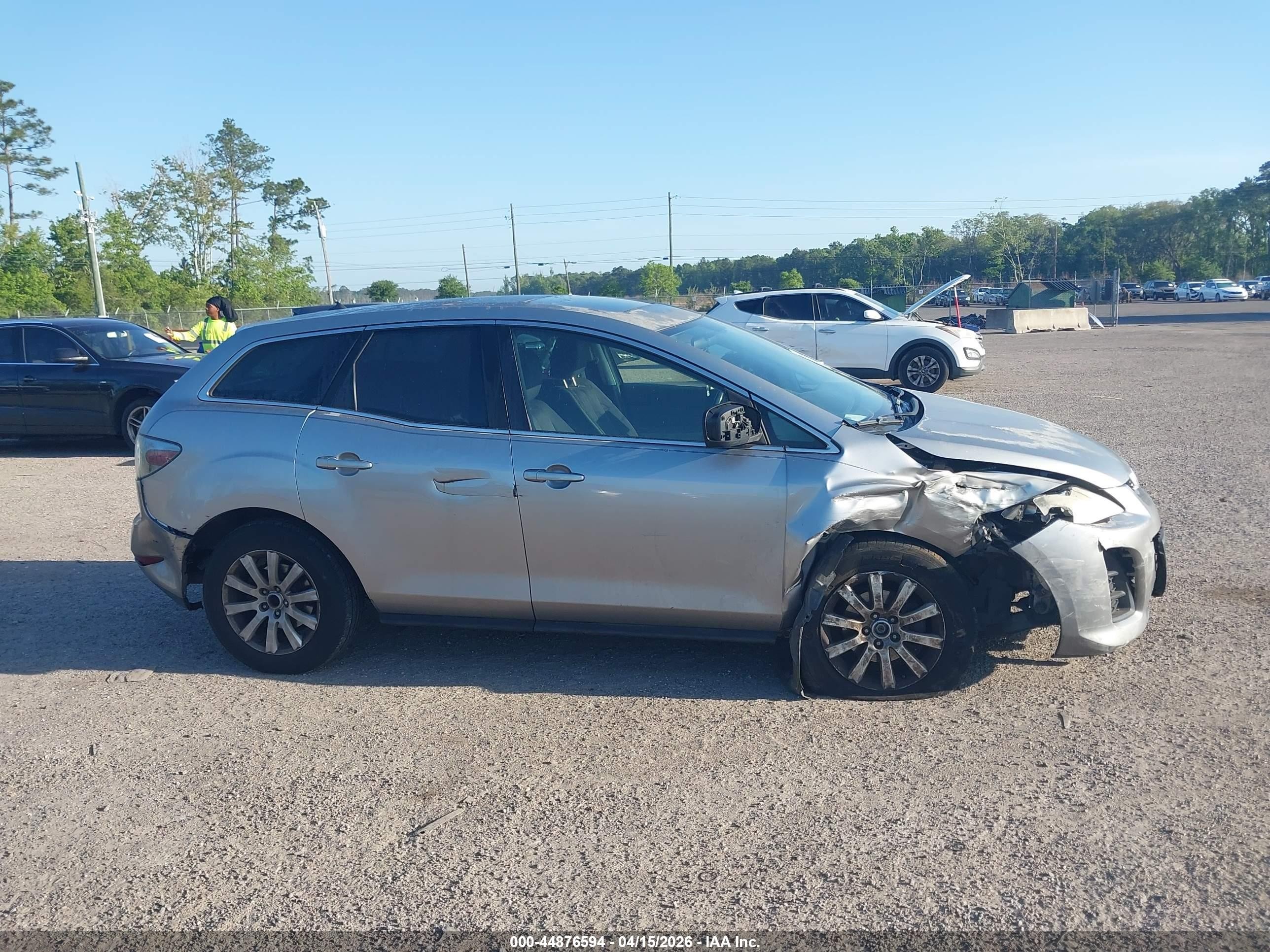 2011 Mazda Cx-7   Gray vin: JM3ER2B52B0372577