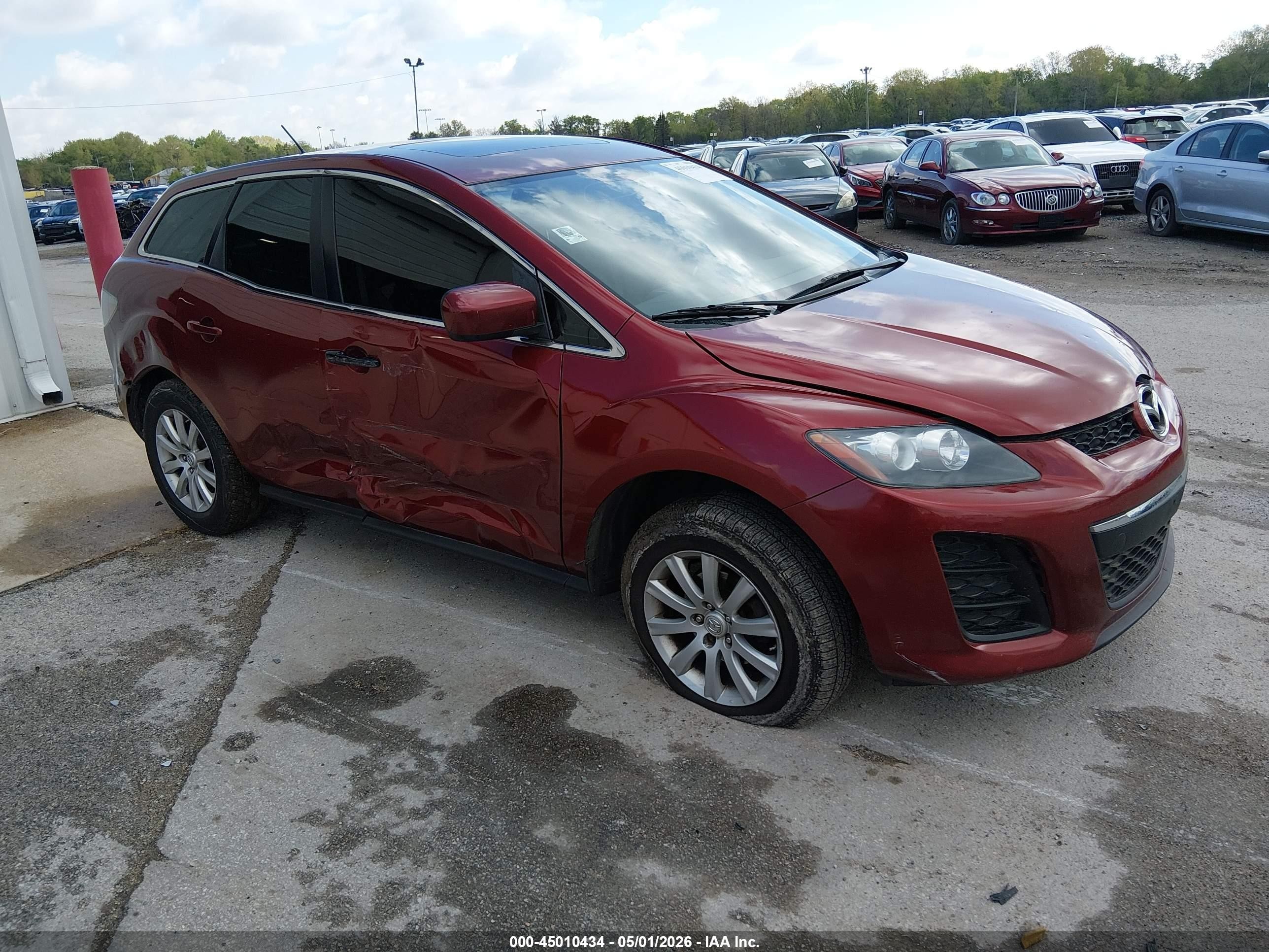 2011 Mazda Cx-7 I Sport Red vin: JM3ER2B52B0386978