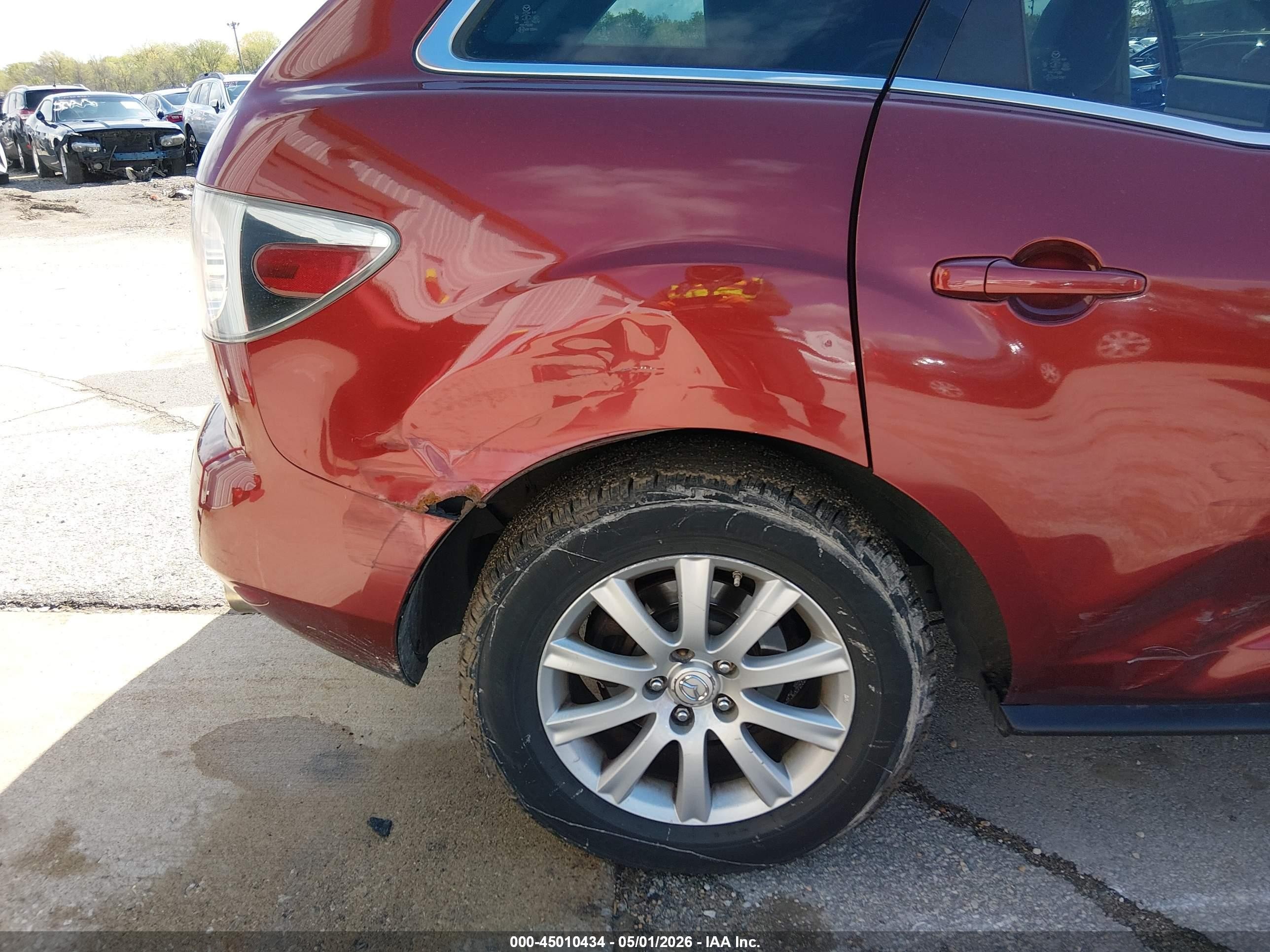 2011 Mazda Cx-7 I Sport Red vin: JM3ER2B52B0386978