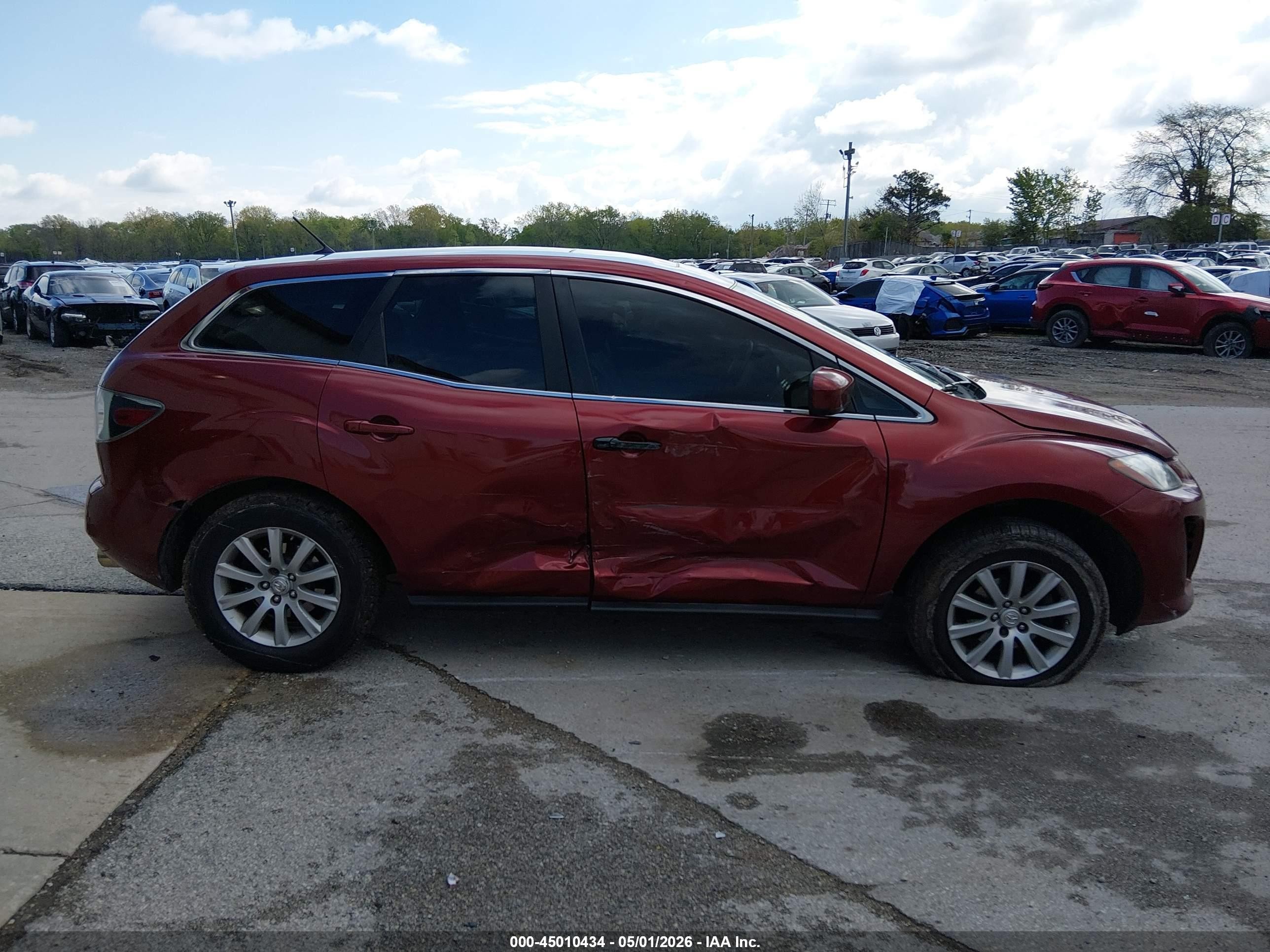2011 Mazda Cx-7 I Sport Red vin: JM3ER2B52B0386978