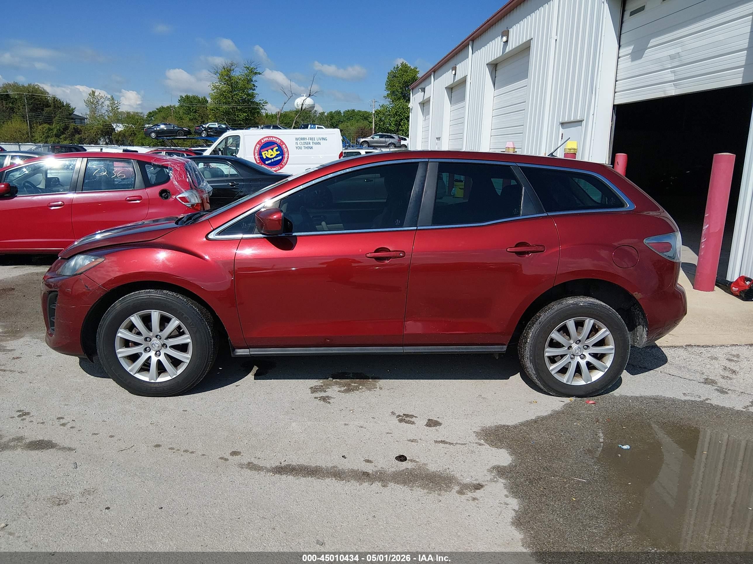 2011 Mazda Cx-7 I Sport Red vin: JM3ER2B52B0386978