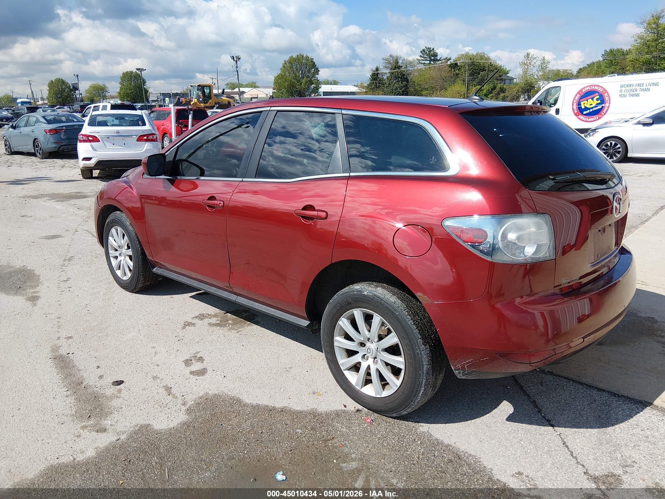 2011 Mazda Cx-7 I Sport Red vin: JM3ER2B52B0386978