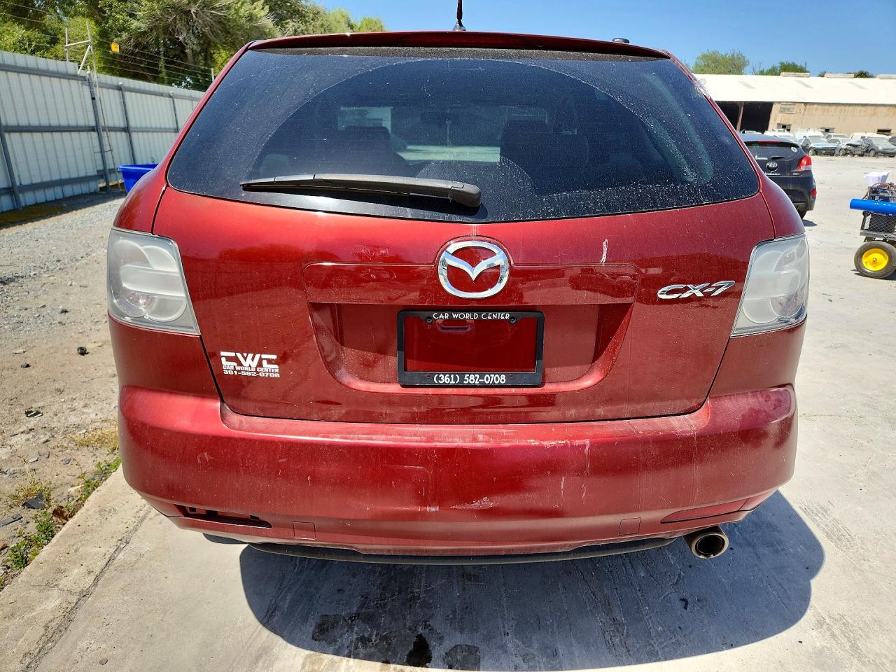 2011 Mazda Cx-7 Red vin: JM3ER2B52B0387208