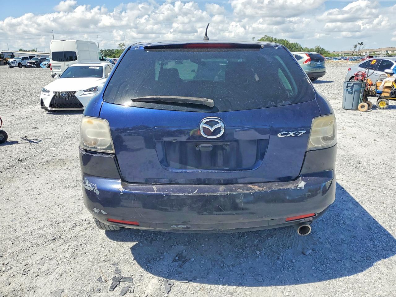 2011 Mazda Cx-7 Blue vin: JM3ER2B52B0407988