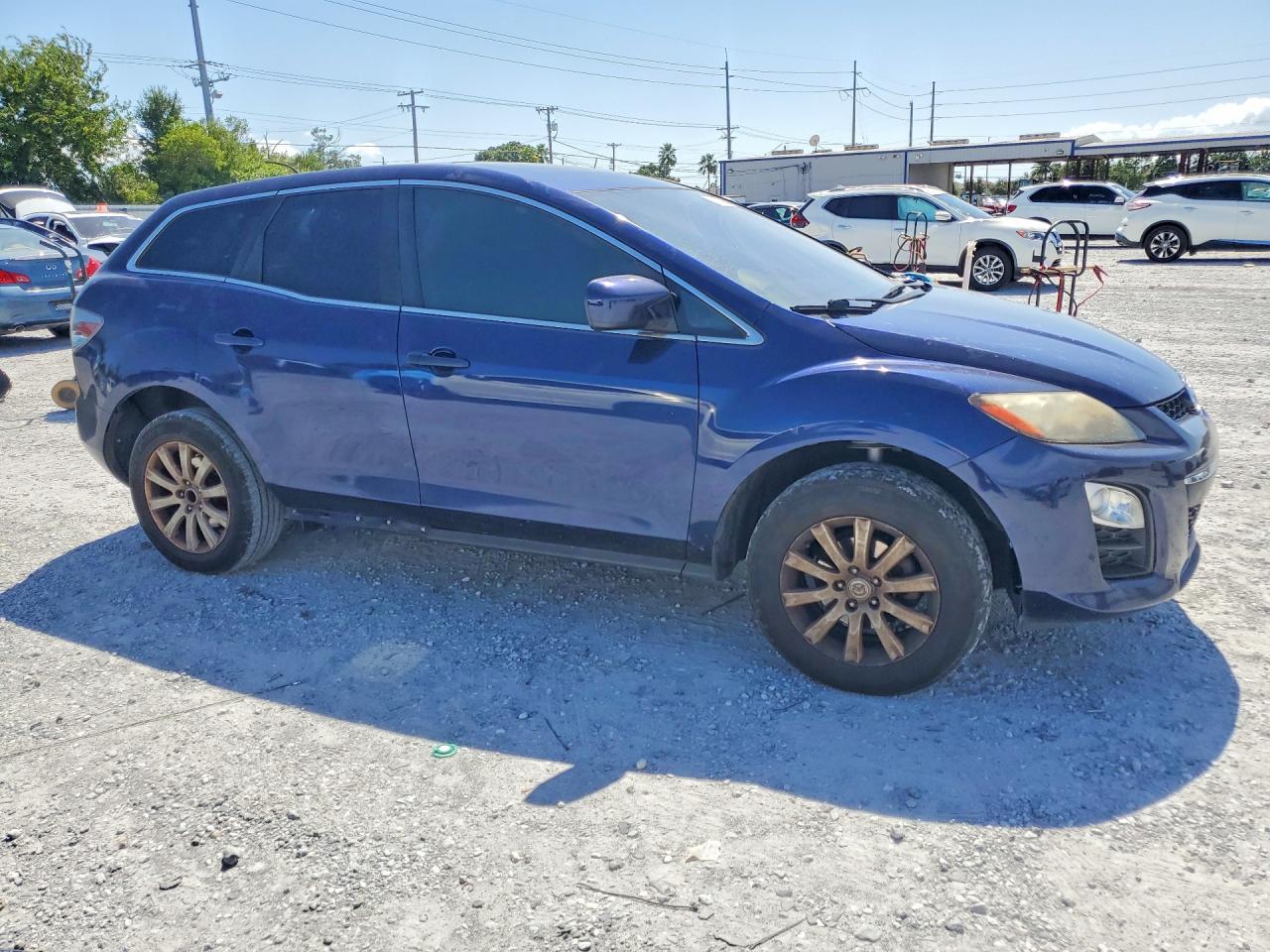 2011 Mazda Cx-7 Blue vin: JM3ER2B52B0407988