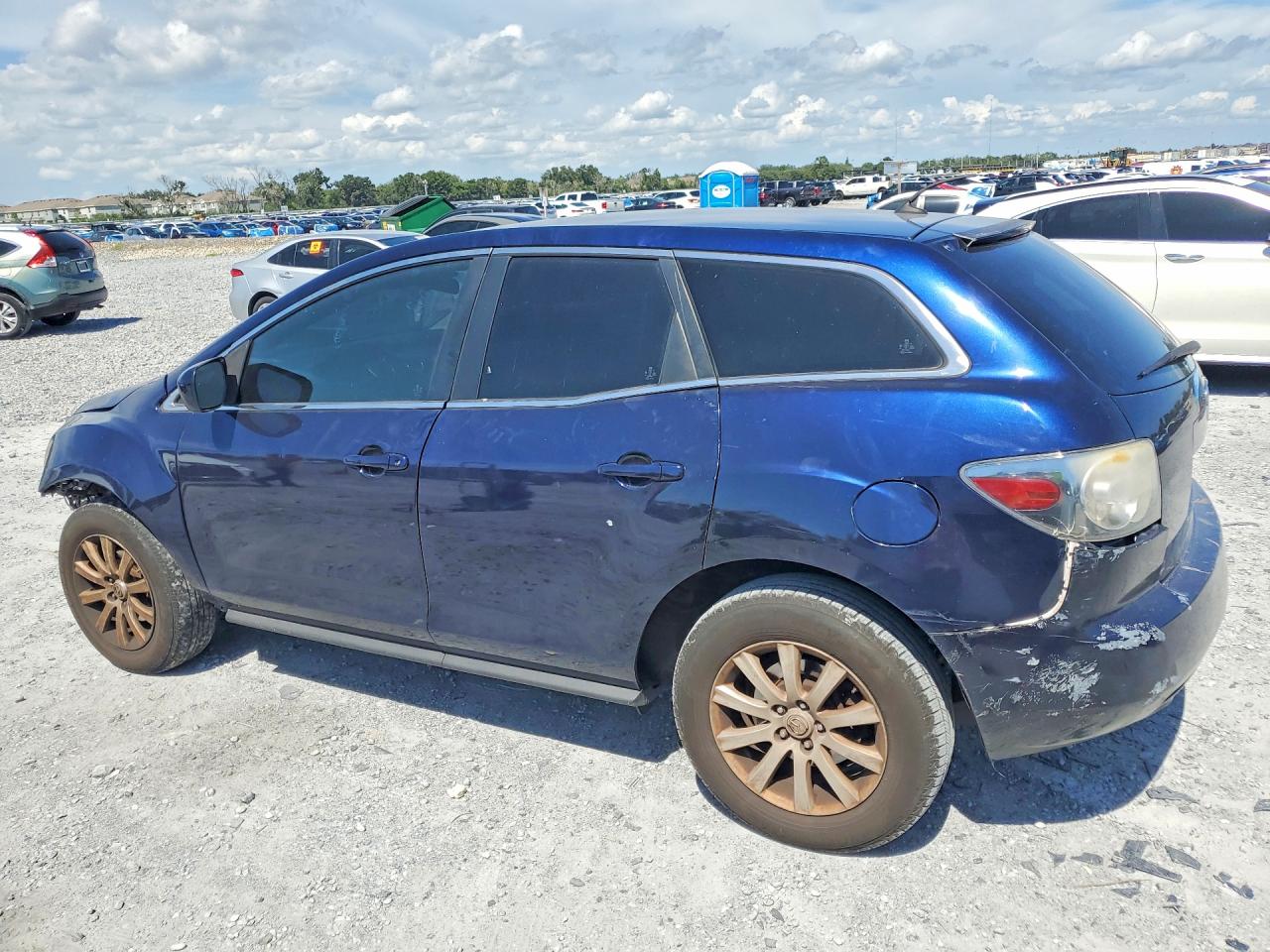2011 Mazda Cx-7 Blue vin: JM3ER2B52B0407988