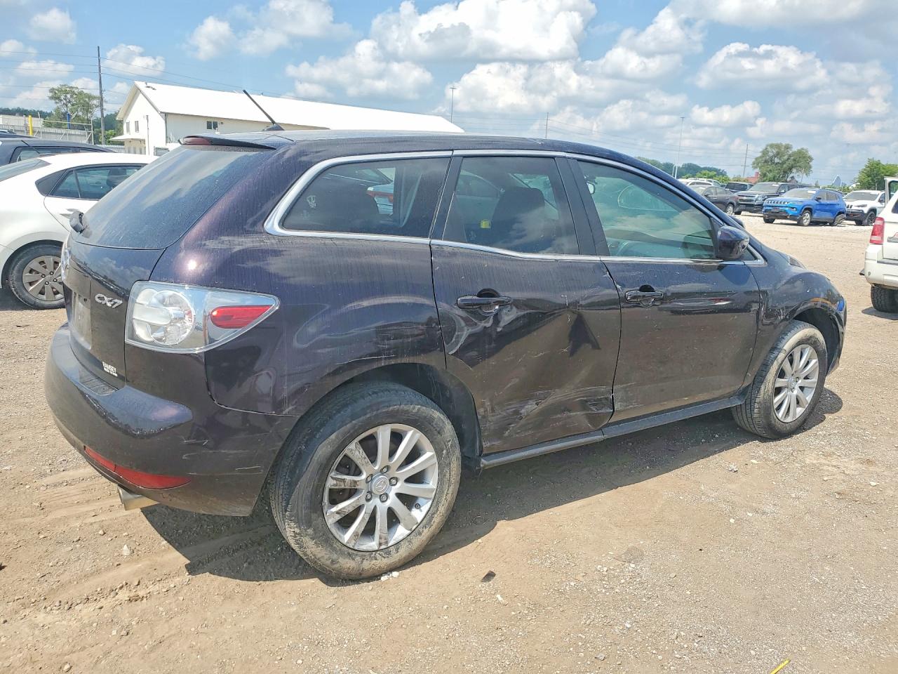 2012 Mazda Cx-7 Black vin: JM3ER2B52C0414991