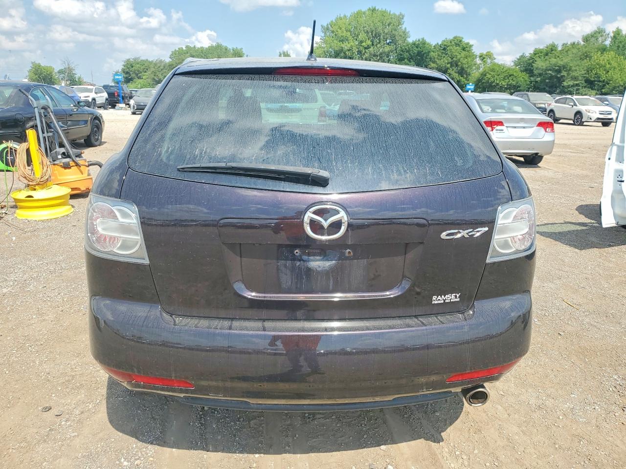 2012 Mazda Cx-7 Black vin: JM3ER2B52C0414991