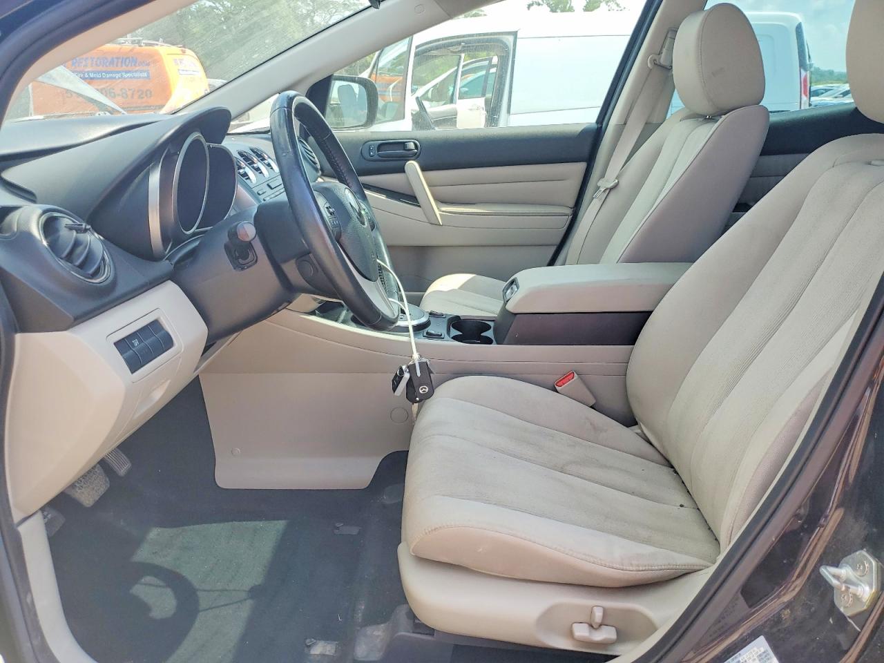 2012 Mazda Cx-7 Black vin: JM3ER2B52C0414991