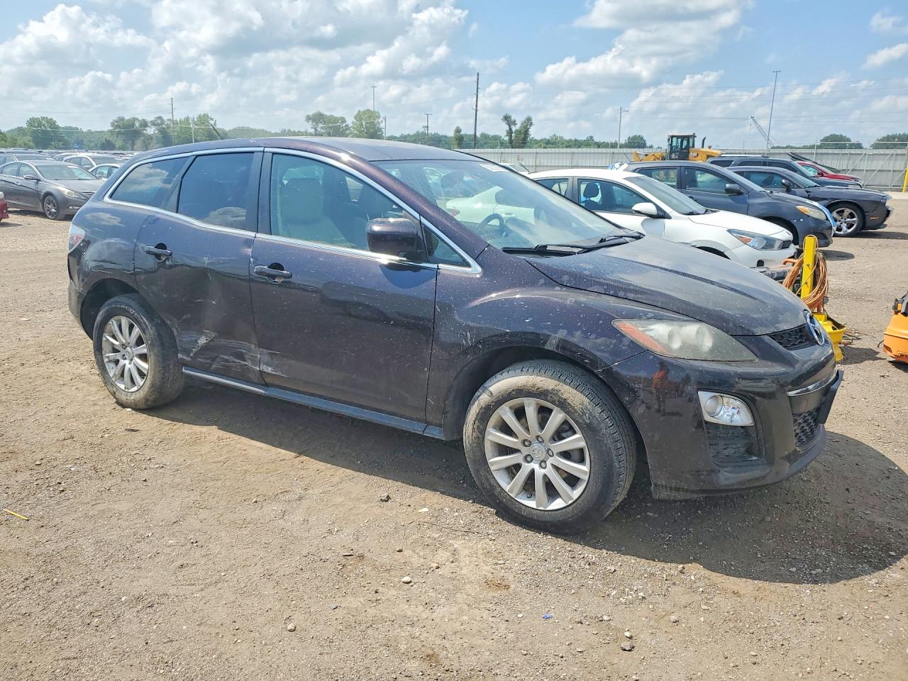 2012 Mazda Cx-7 Black vin: JM3ER2B52C0414991