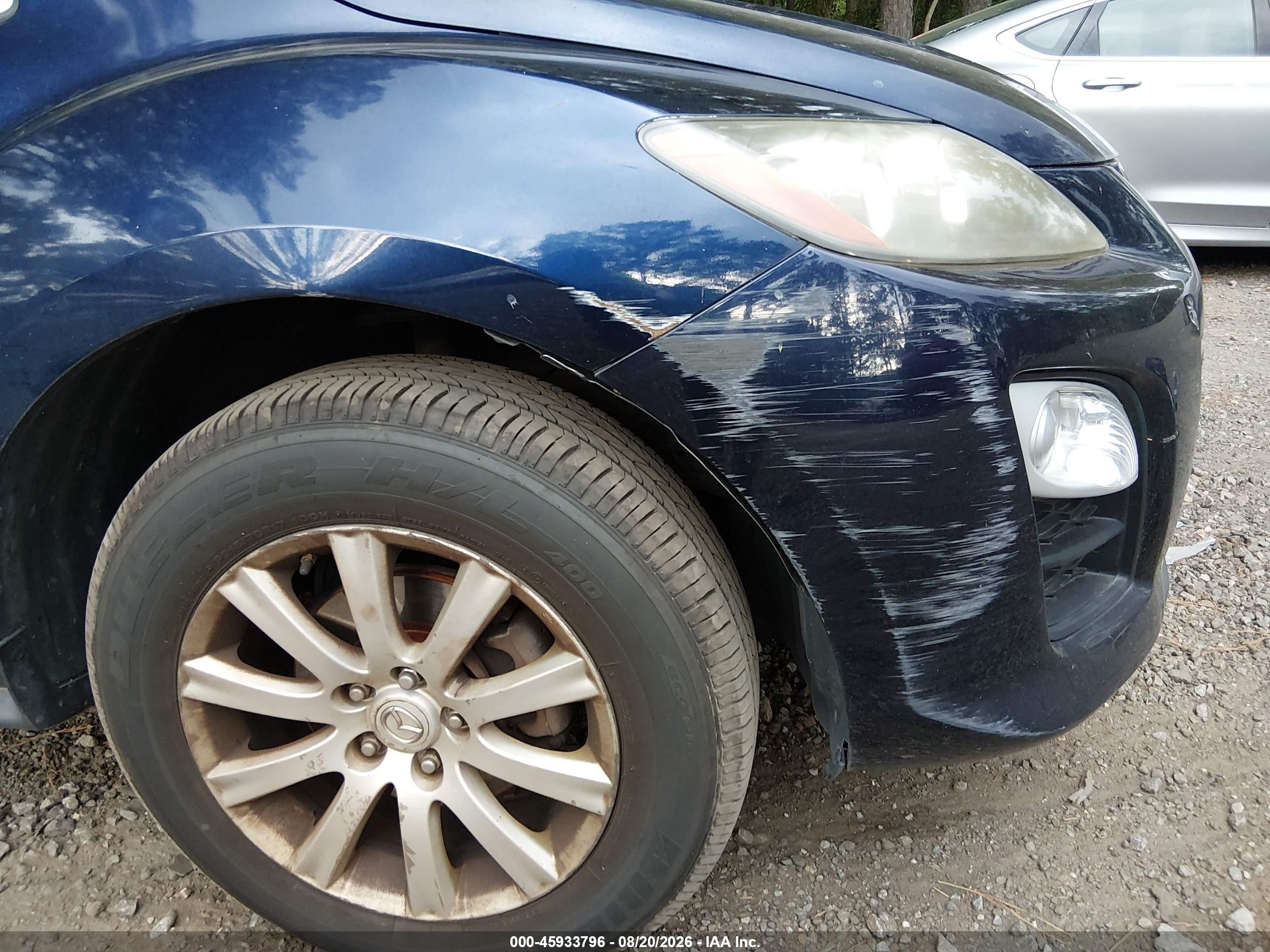2012 Mazda Cx-7 I Sport Blue vin: JM3ER2B52C0417194