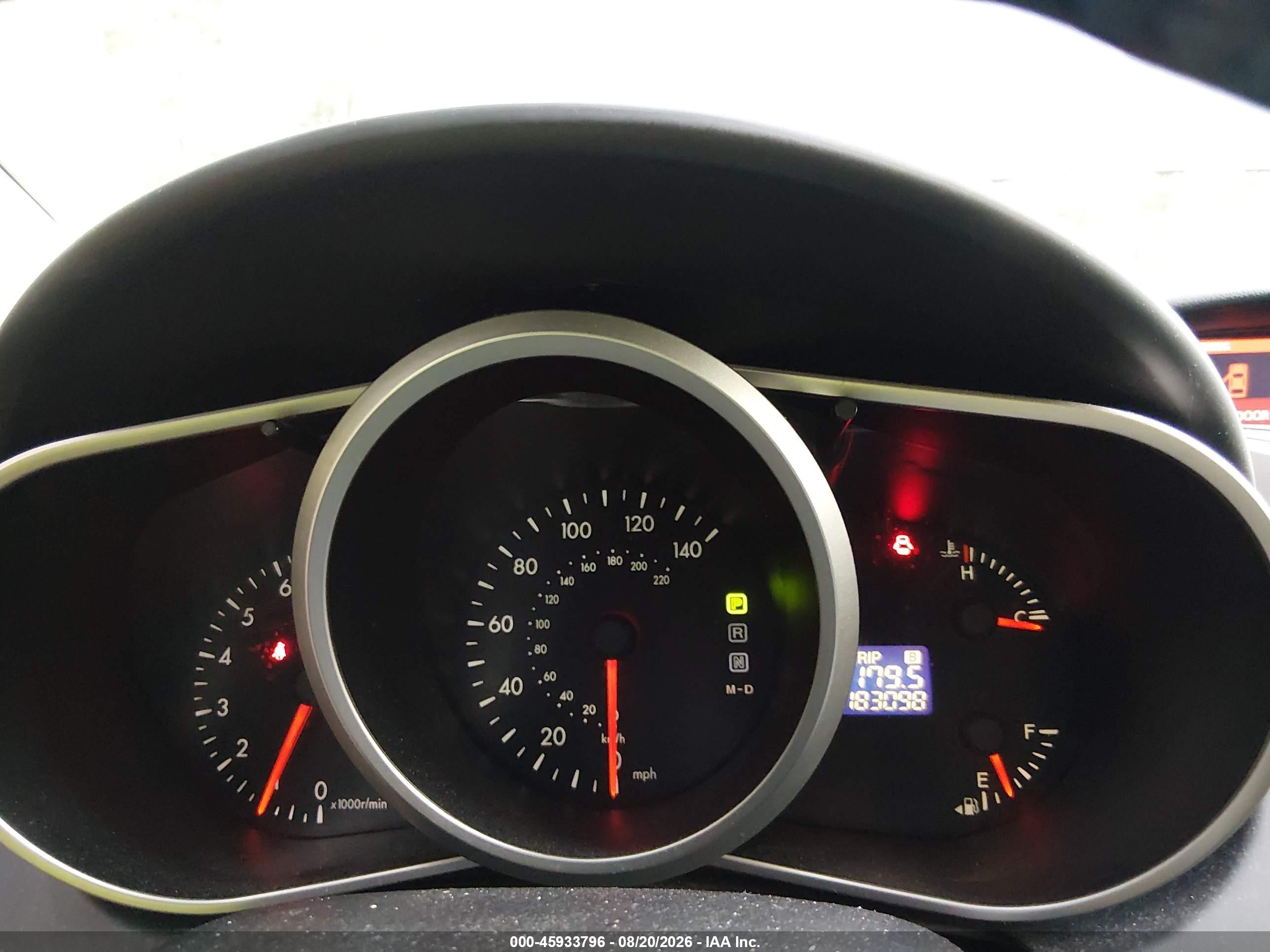 2012 Mazda Cx-7 I Sport Blue vin: JM3ER2B52C0417194
