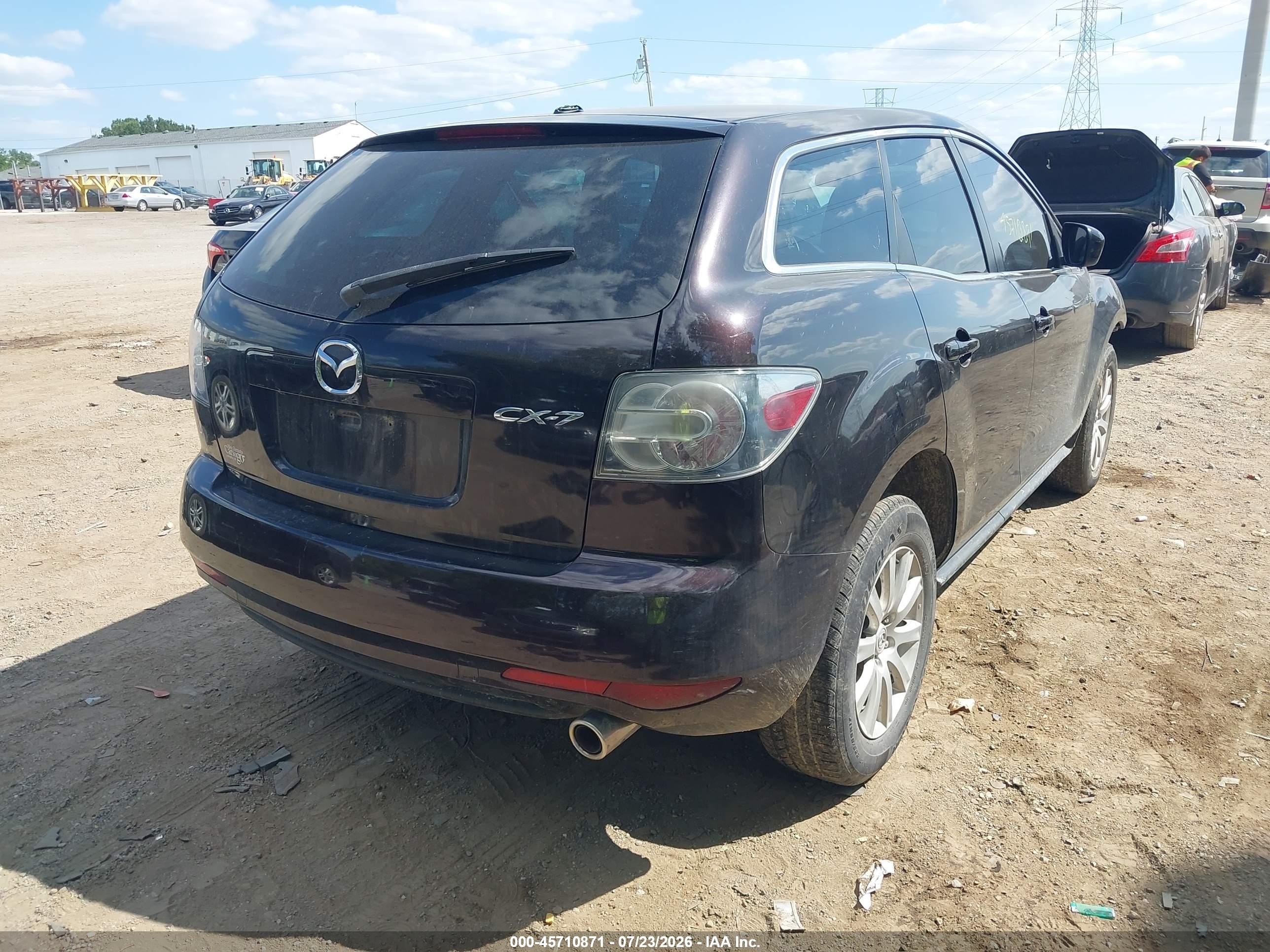 2011 Mazda Cx-7 I Sport Purple vin: JM3ER2B53B0361149