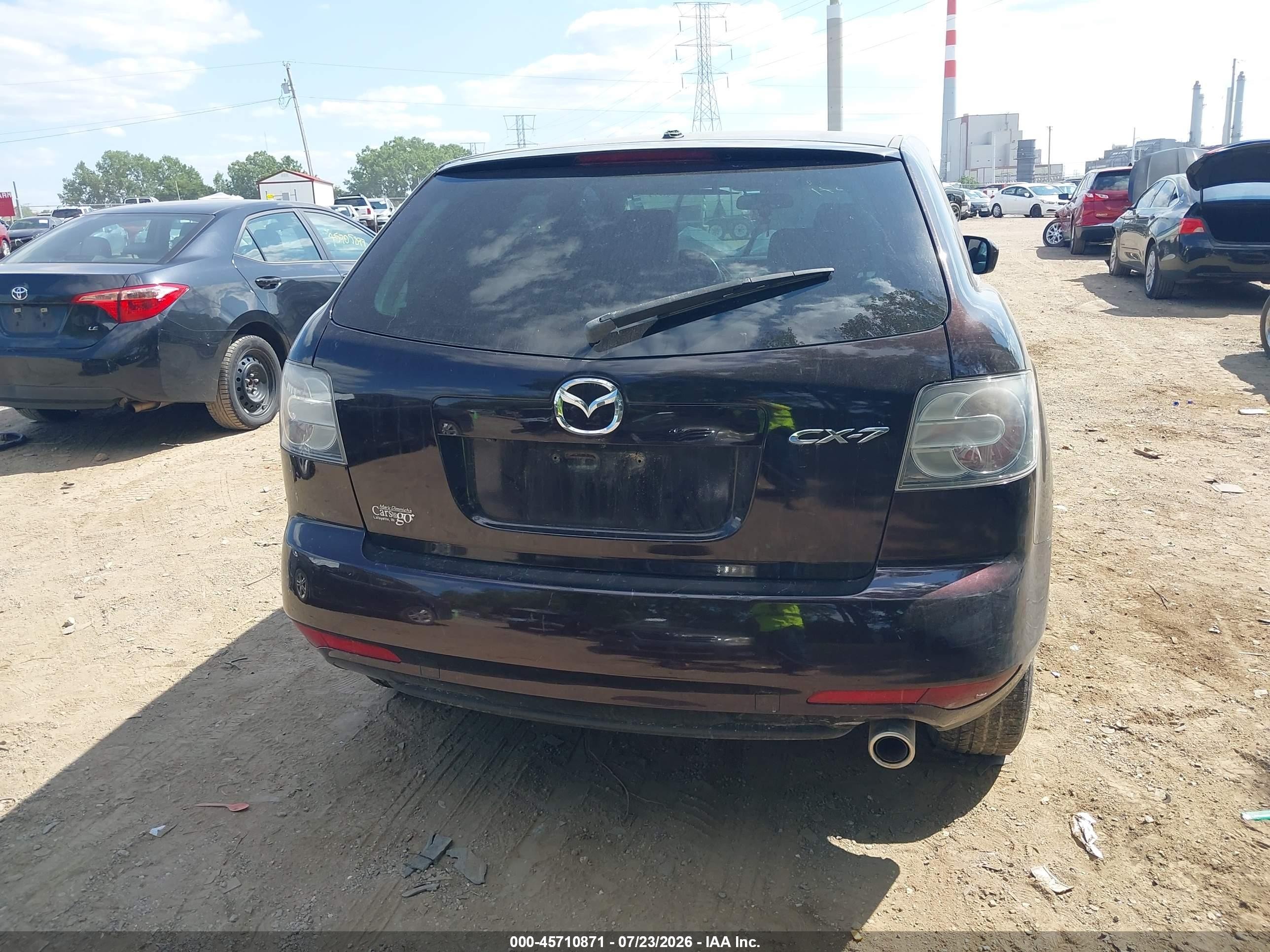 2011 Mazda Cx-7 I Sport Purple vin: JM3ER2B53B0361149