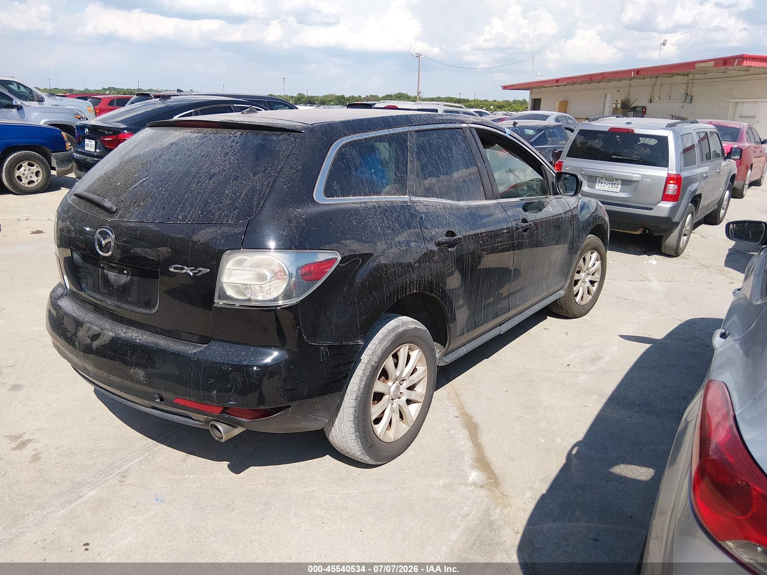 2011 Mazda Cx-7 I Sport Black vin: JM3ER2B53B0379750