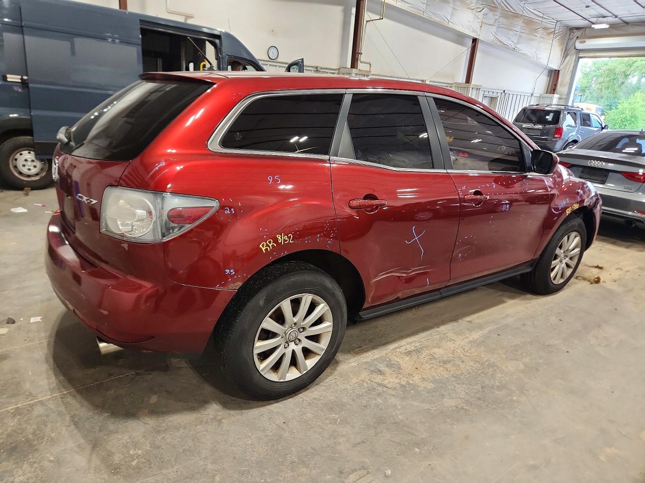 2011 Mazda Cx-7 Red vin: JM3ER2B53B0401732
