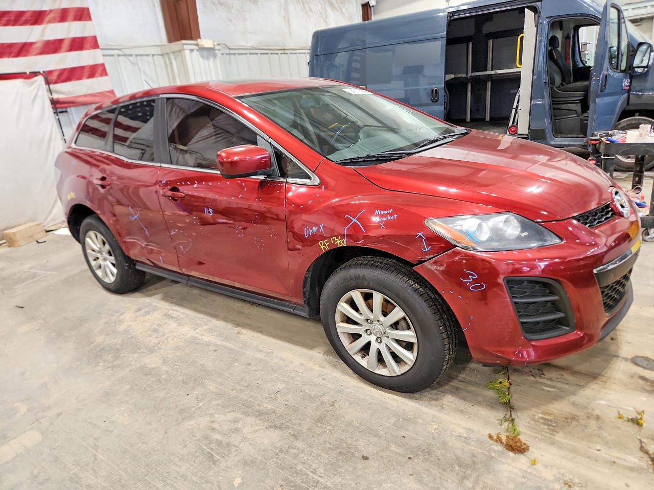 2011 Mazda Cx-7 Red vin: JM3ER2B53B0401732