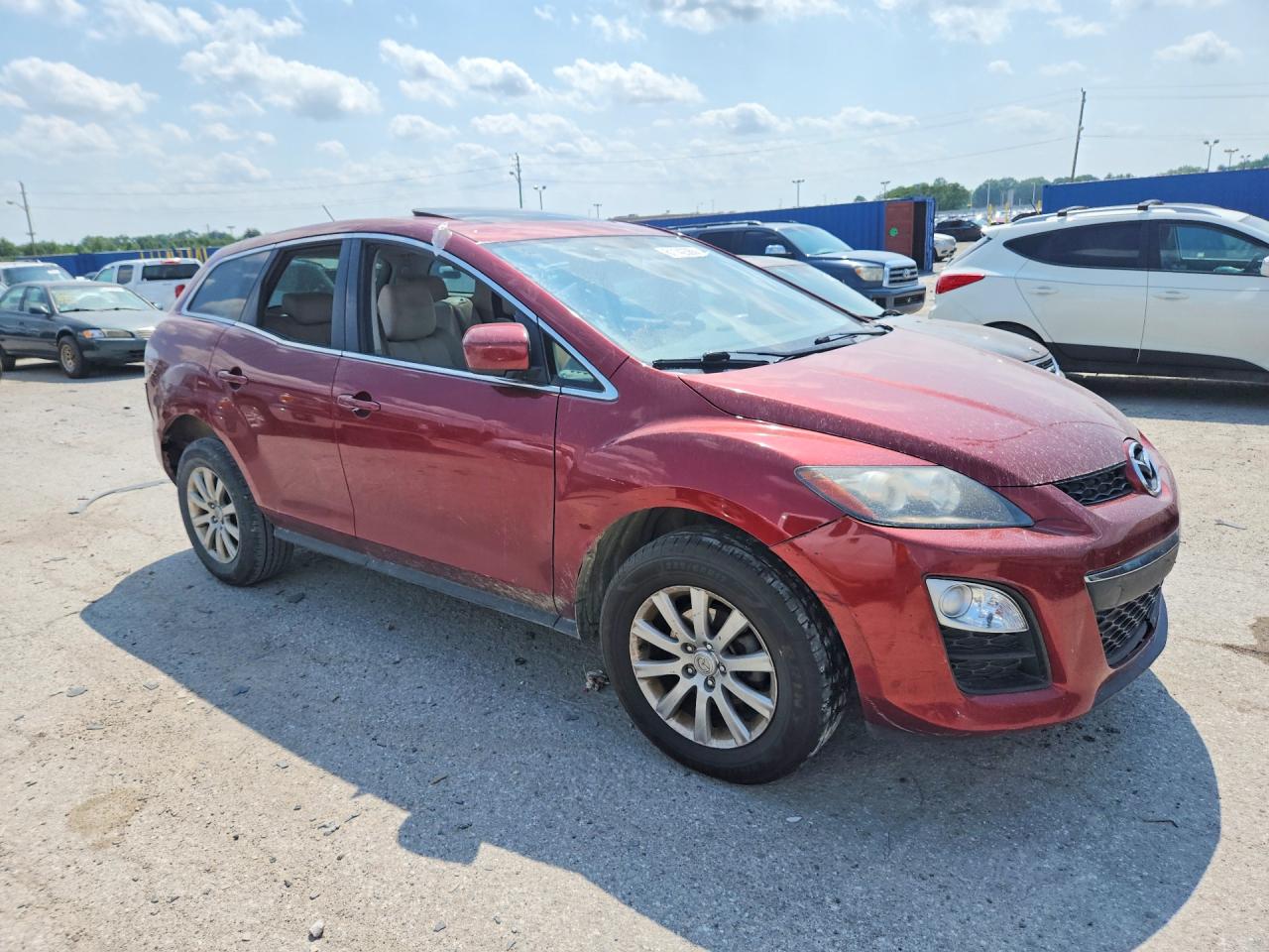 2011 Mazda Cx-7 Бордовый vin: JM3ER2B53B0409345