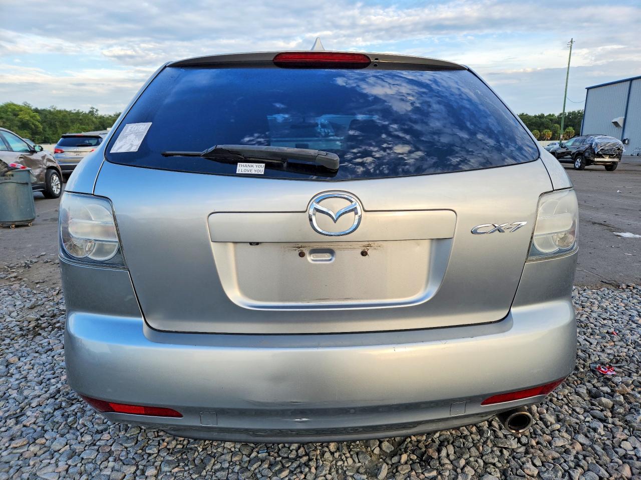 2011 Mazda Cx-7 Silver vin: JM3ER2B54B0384410