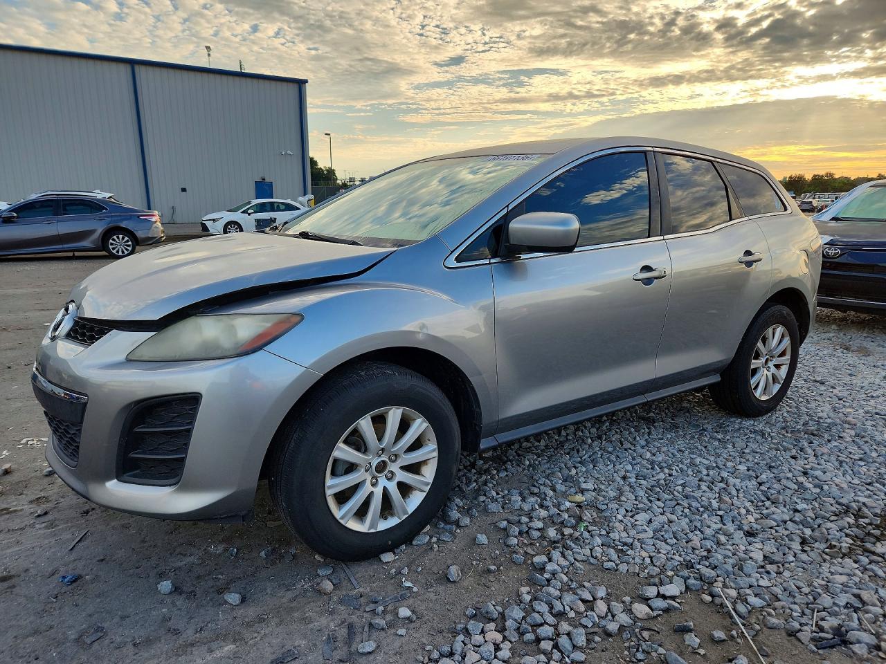 2011 Mazda Cx-7 Silver vin: JM3ER2B54B0384410