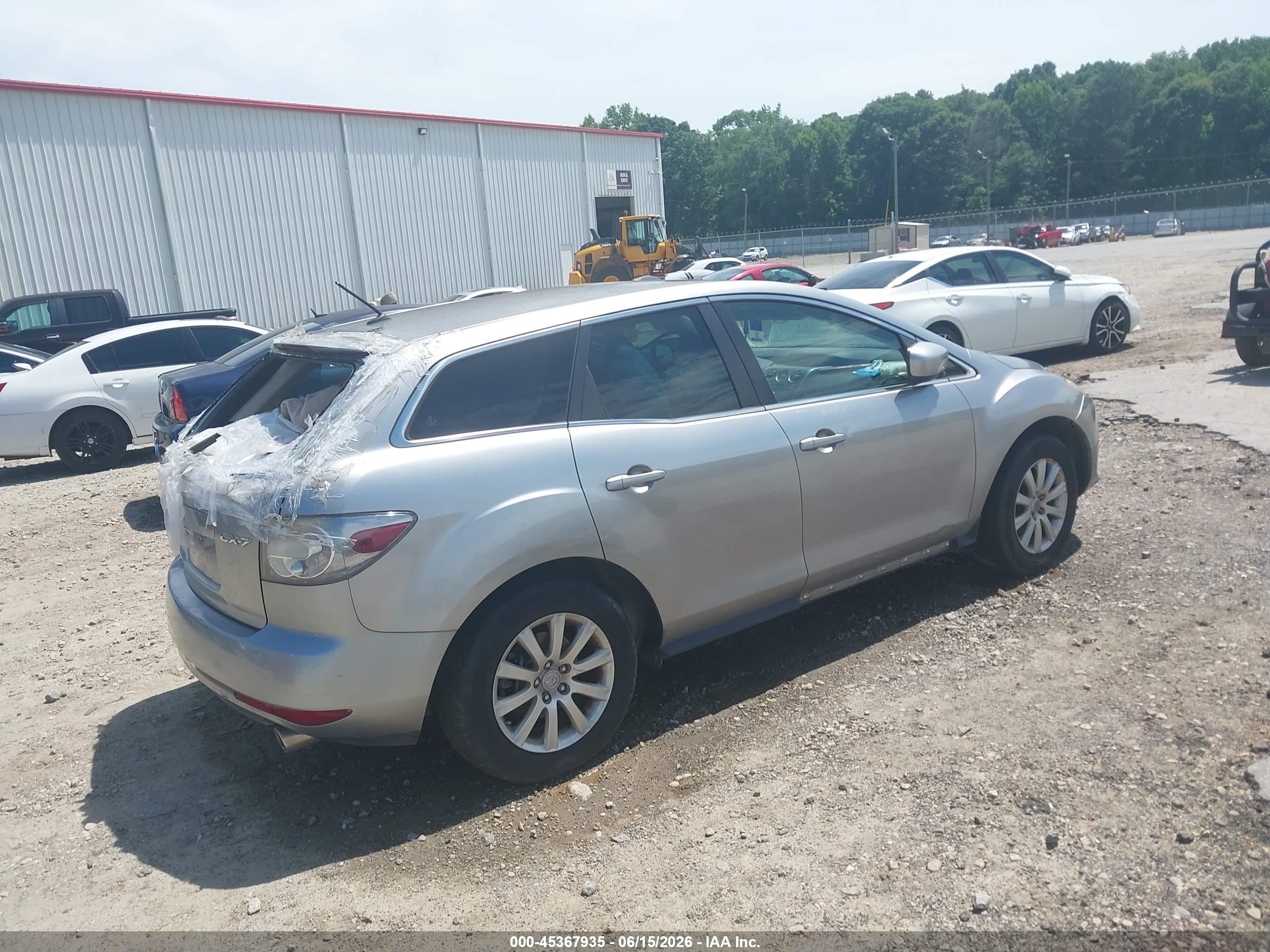 2011 Mazda Cx-7 I Sport Серебряный vin: JM3ER2B55B0366269