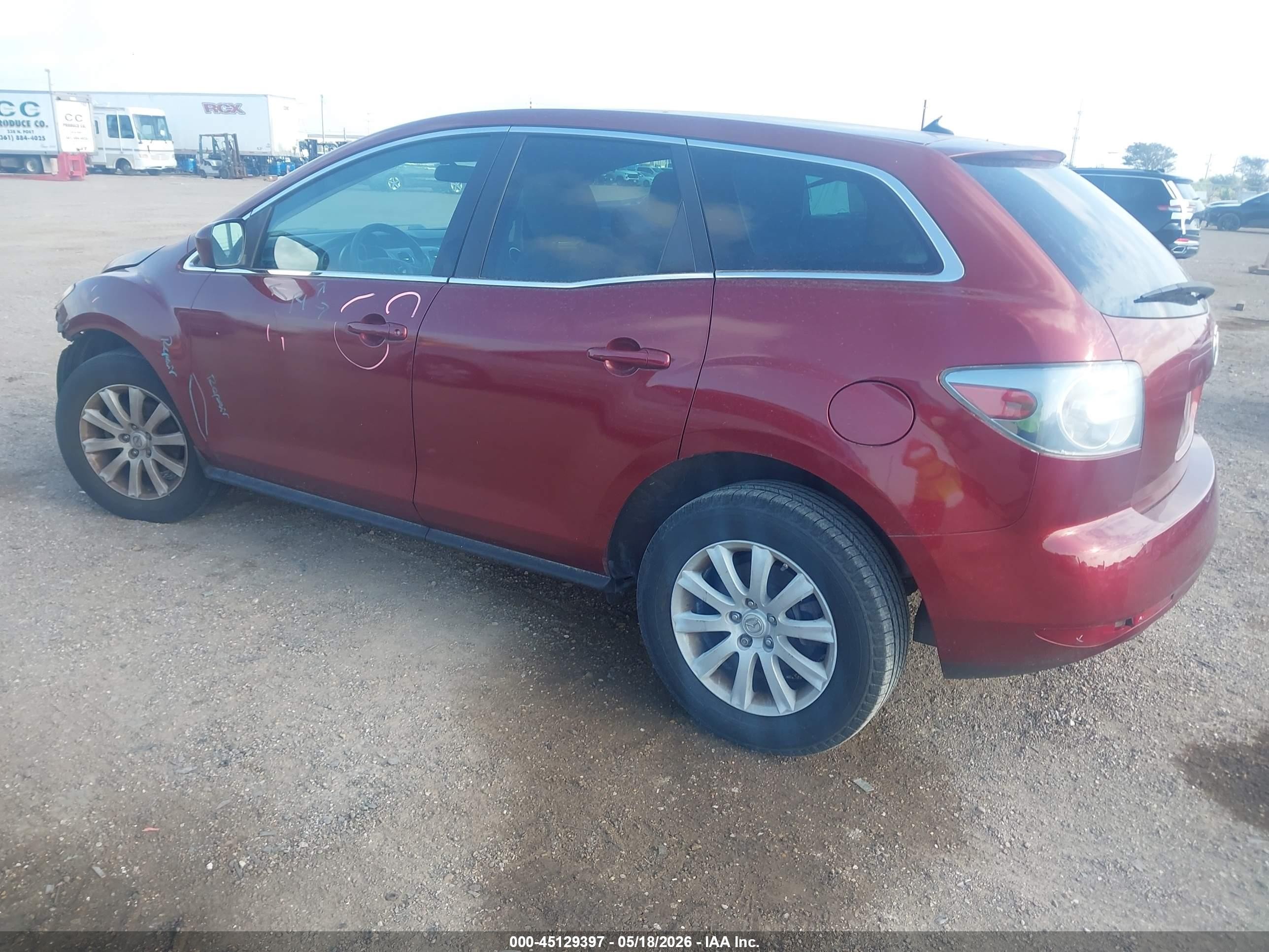 2011 Mazda Cx-7 I Sport Бордовый vin: JM3ER2B55B0389499
