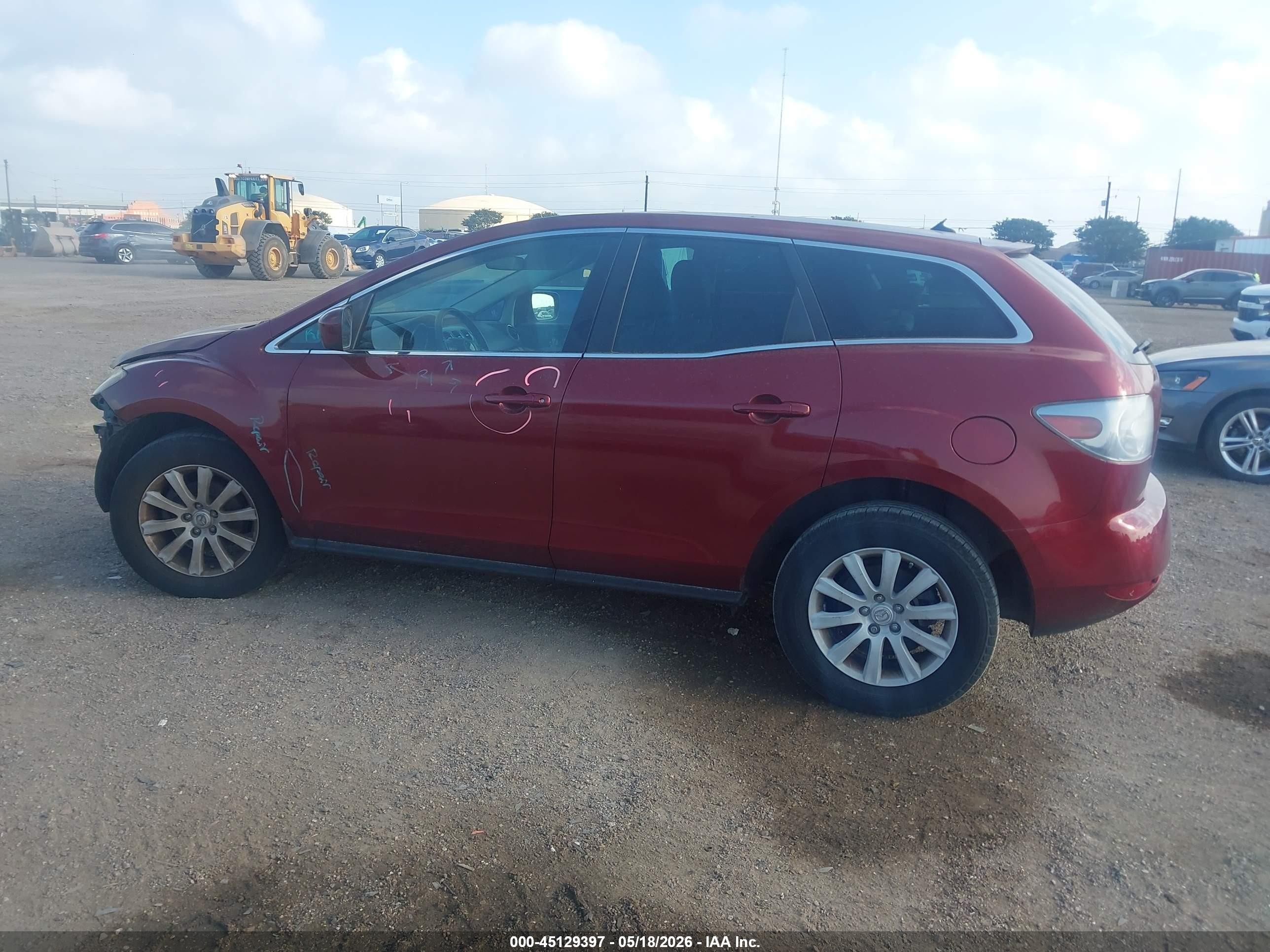 2011 Mazda Cx-7 I Sport Бордовый vin: JM3ER2B55B0389499