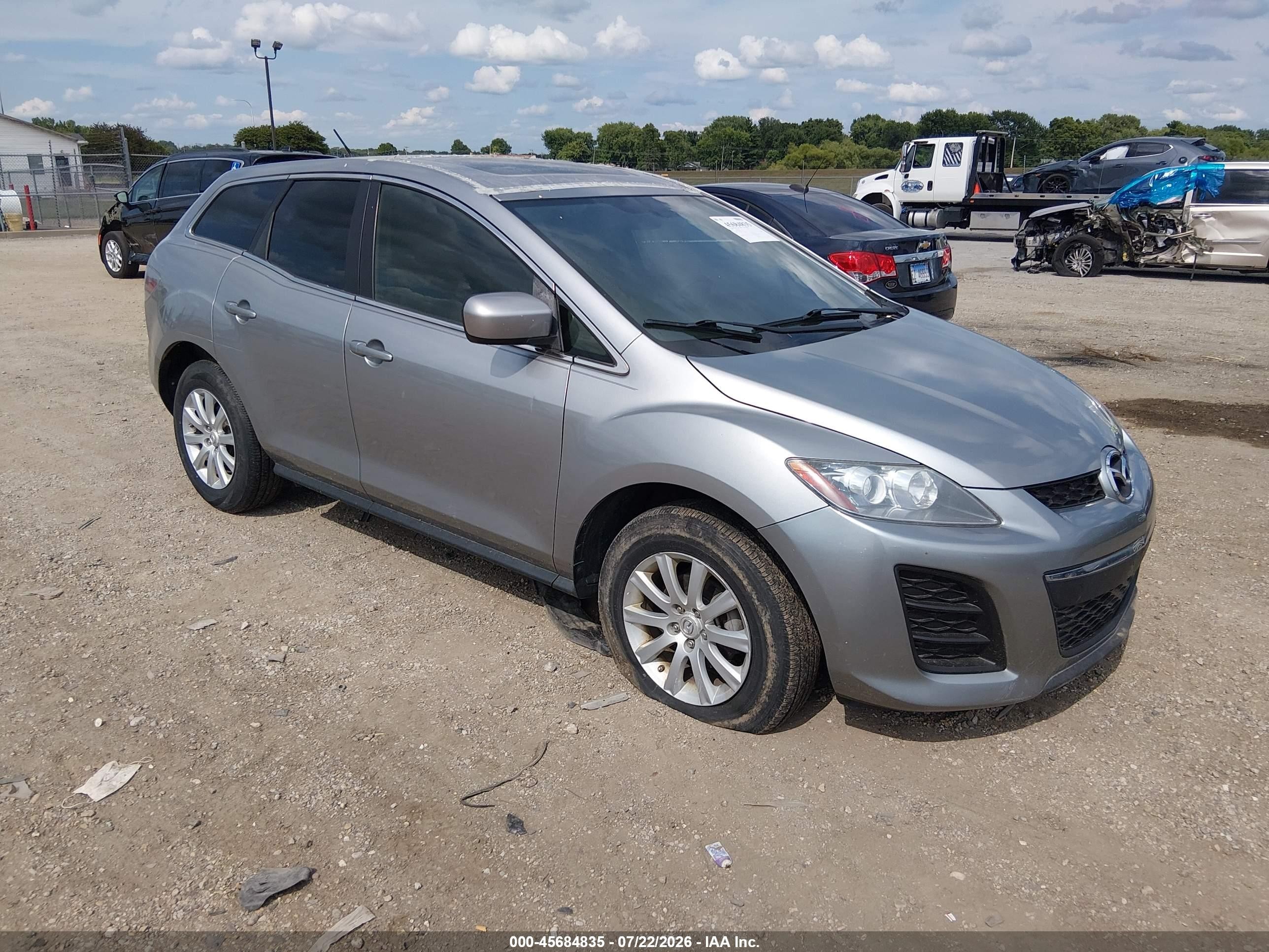 2011 Mazda Cx-7 I Sport Серебряный vin: JM3ER2B56B0373120