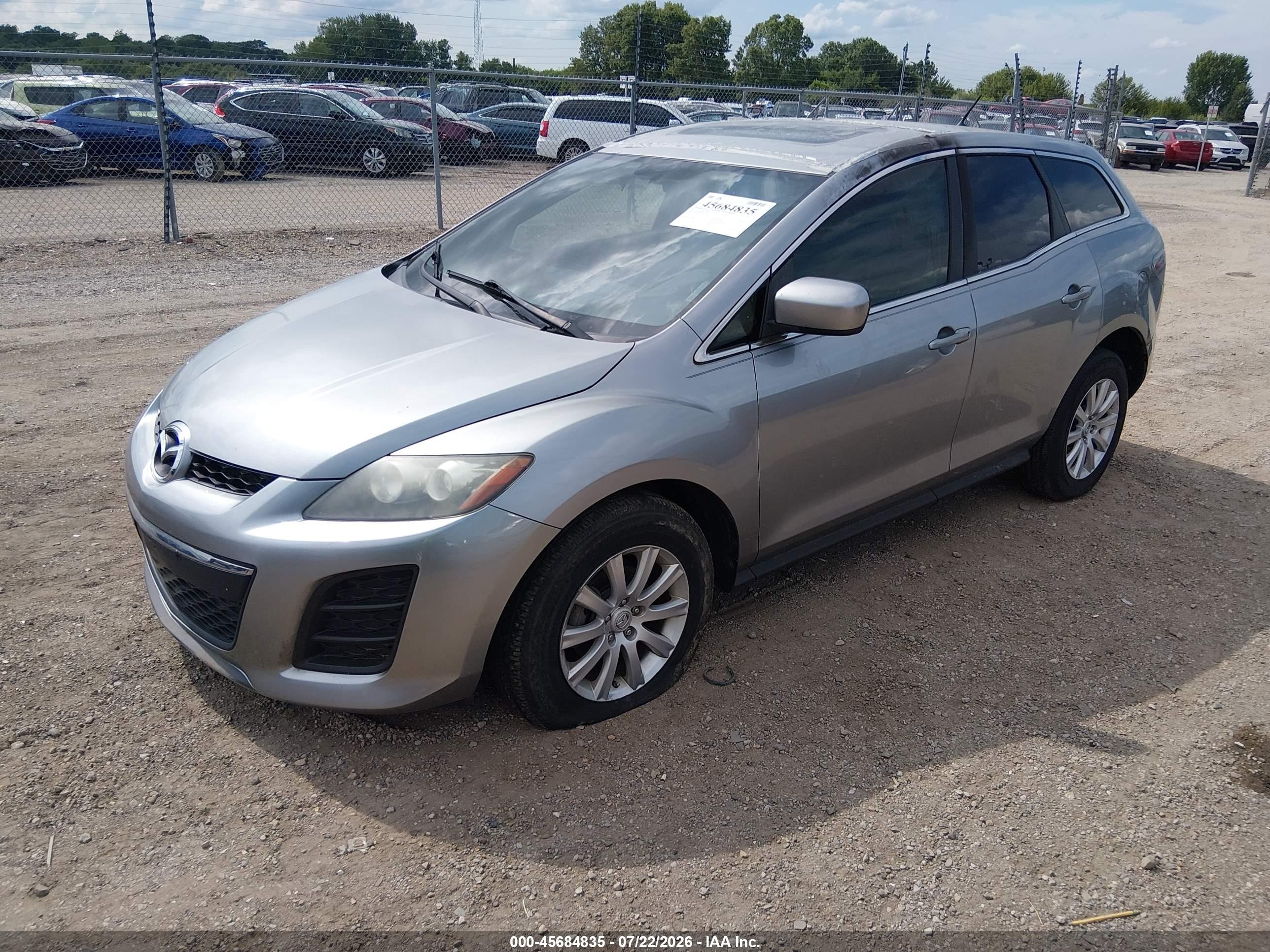 2011 Mazda Cx-7 I Sport Серебряный vin: JM3ER2B56B0373120