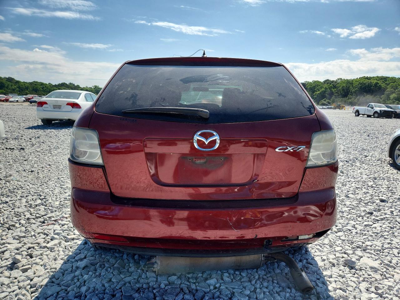 2011 Mazda Cx-7 Красный vin: JM3ER2B56B0402261